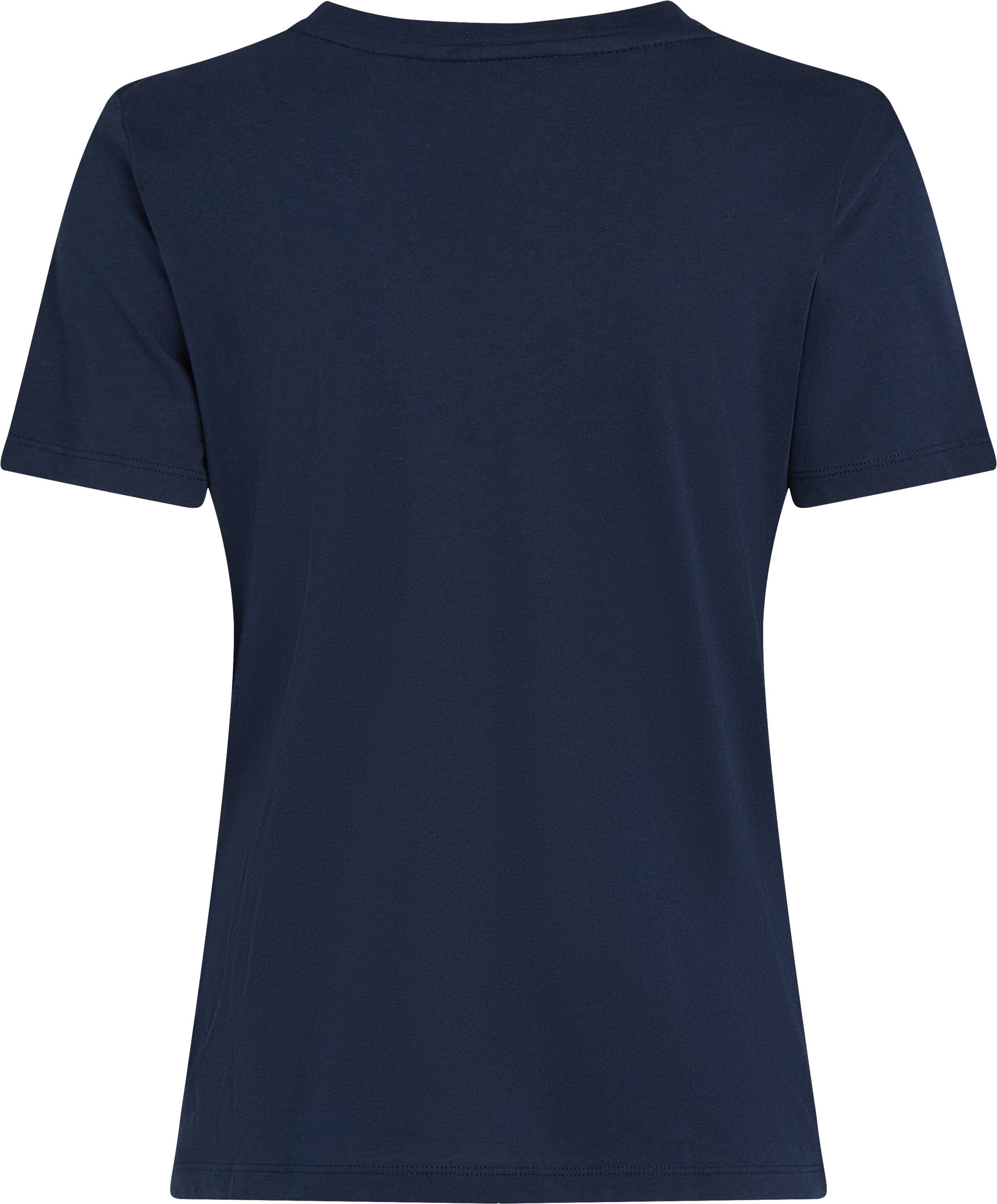 Tommy Hilfiger T-shirt REG CORP LOGO C-NK SS met een logo-opschrift
