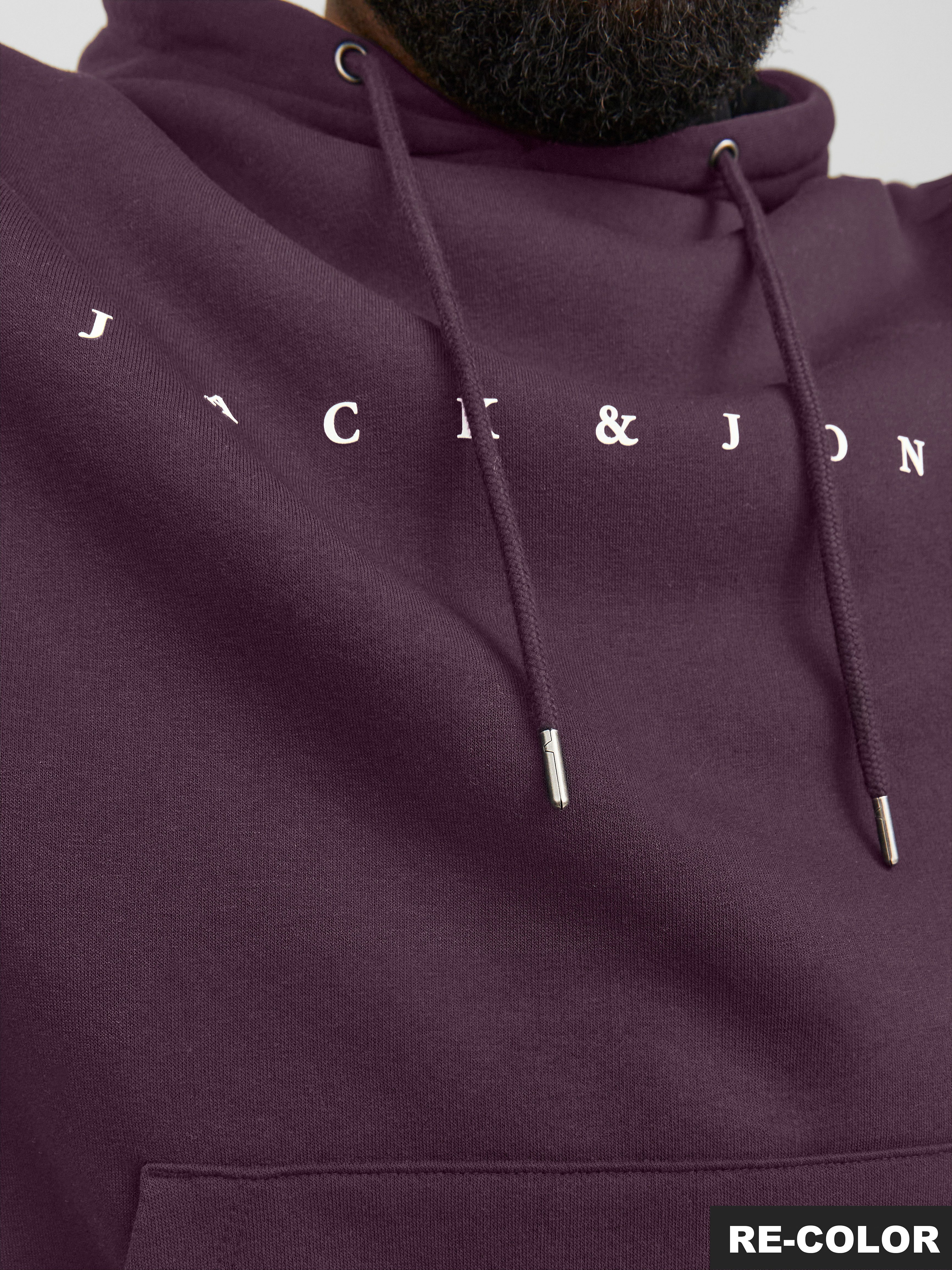 Jack & Jones PlusSize Hoodie JJESTAR JJ SWEAT HOOD NOOS PLS