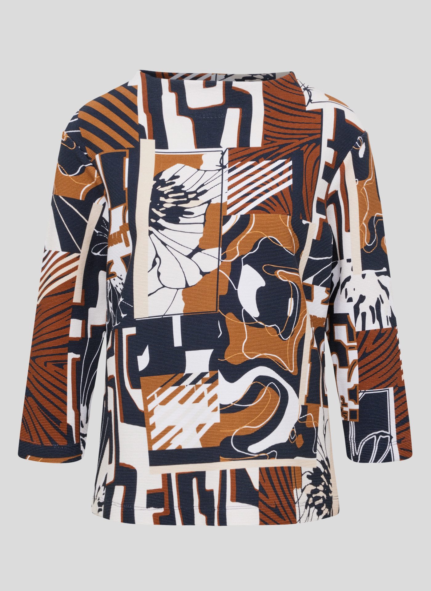 Rabe Shirt met 3/4 mouwen met grafisch patroon