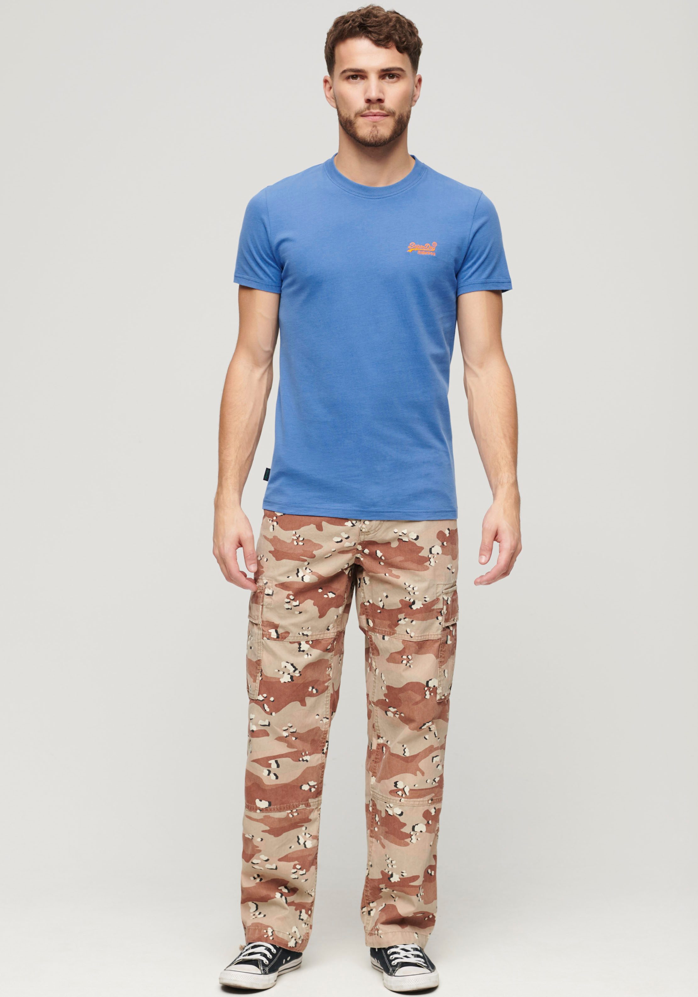 Superdry Shirt met ronde hals ESSENTIAL LOGO EMB TEE