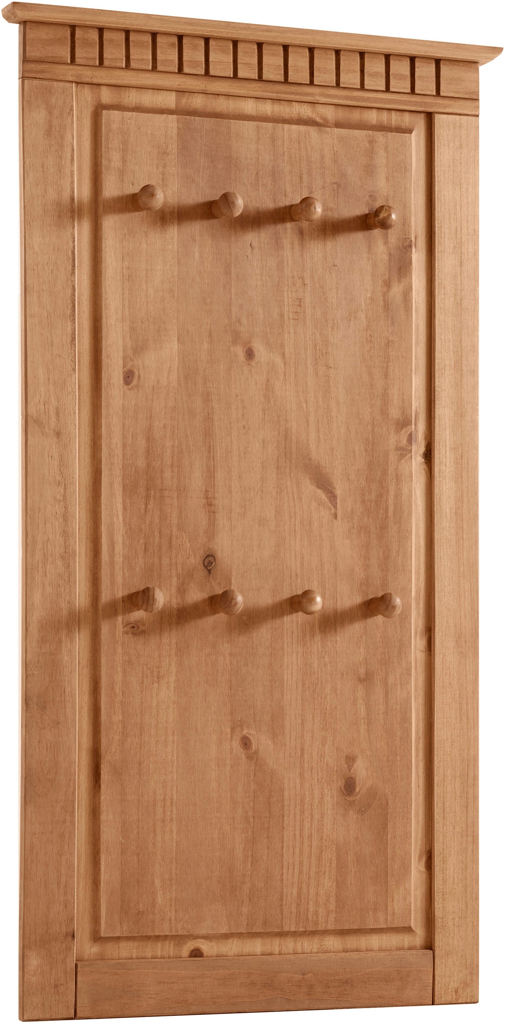 Home affaire Kapstokpaneel Lisa van massief grenenhout, hoogte 110 cm, breedte 60 cm
