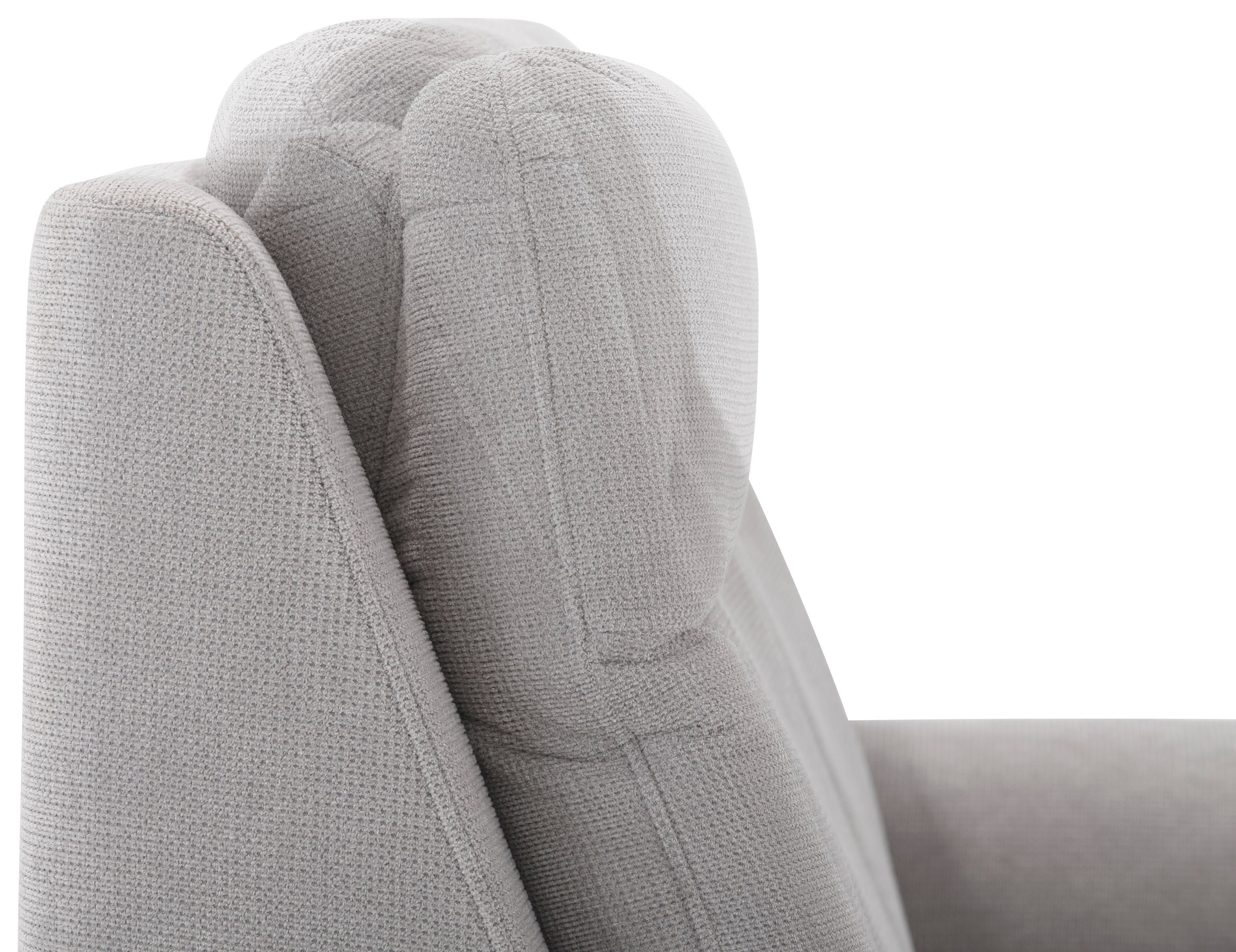 Home affaire Fauteuil Boccaccio met binnenvering, incl. verstelbare hoofdsteun (set)