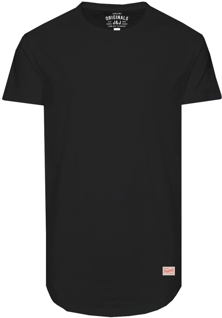 Jack & Jones PlusSize T-shirt NOA TEE met een afgeronde zoom, t/m maat 6xl