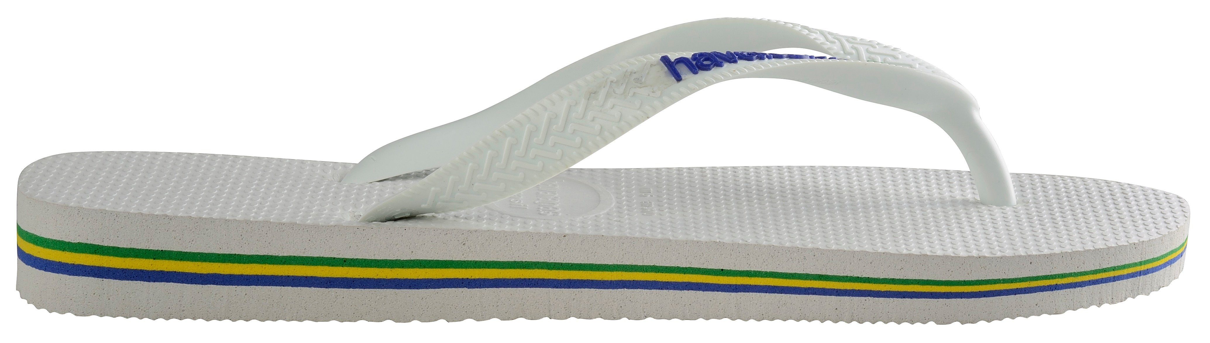 Havaianas Teenslippers Brasil Logo zomerschoen, slippers, poolslides met logo-opschrift