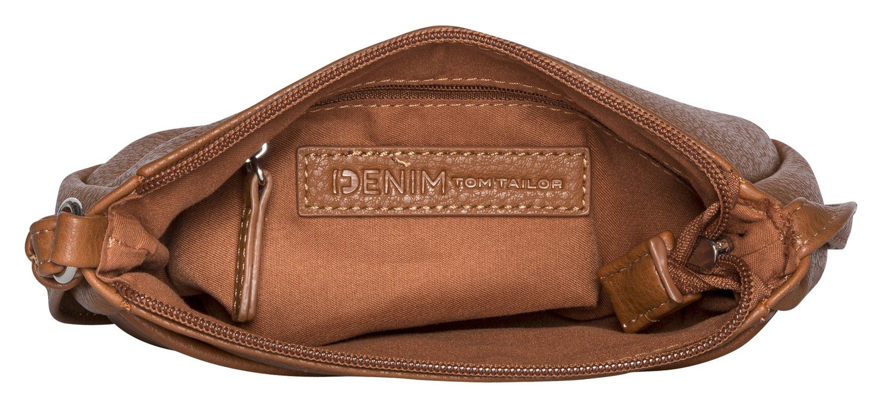 Tom Tailor Denim Schoudertas CILIA casual handtas voor het feest van kunstleer in stralende kleuren