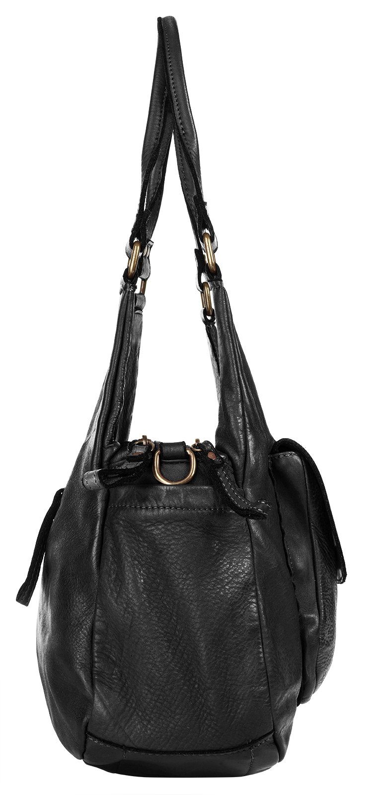 Samantha Look Schoudertas echt leer, made in italy