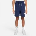 nike sportswear sweatshort big kids (boys) shorts blauw