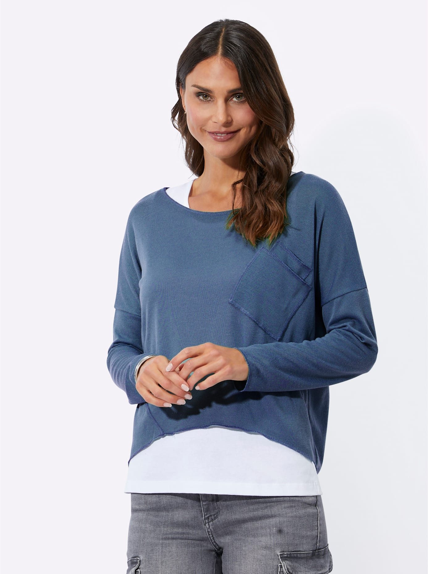 Classic Inspirationen Oversized Shirt + top (1-delig)