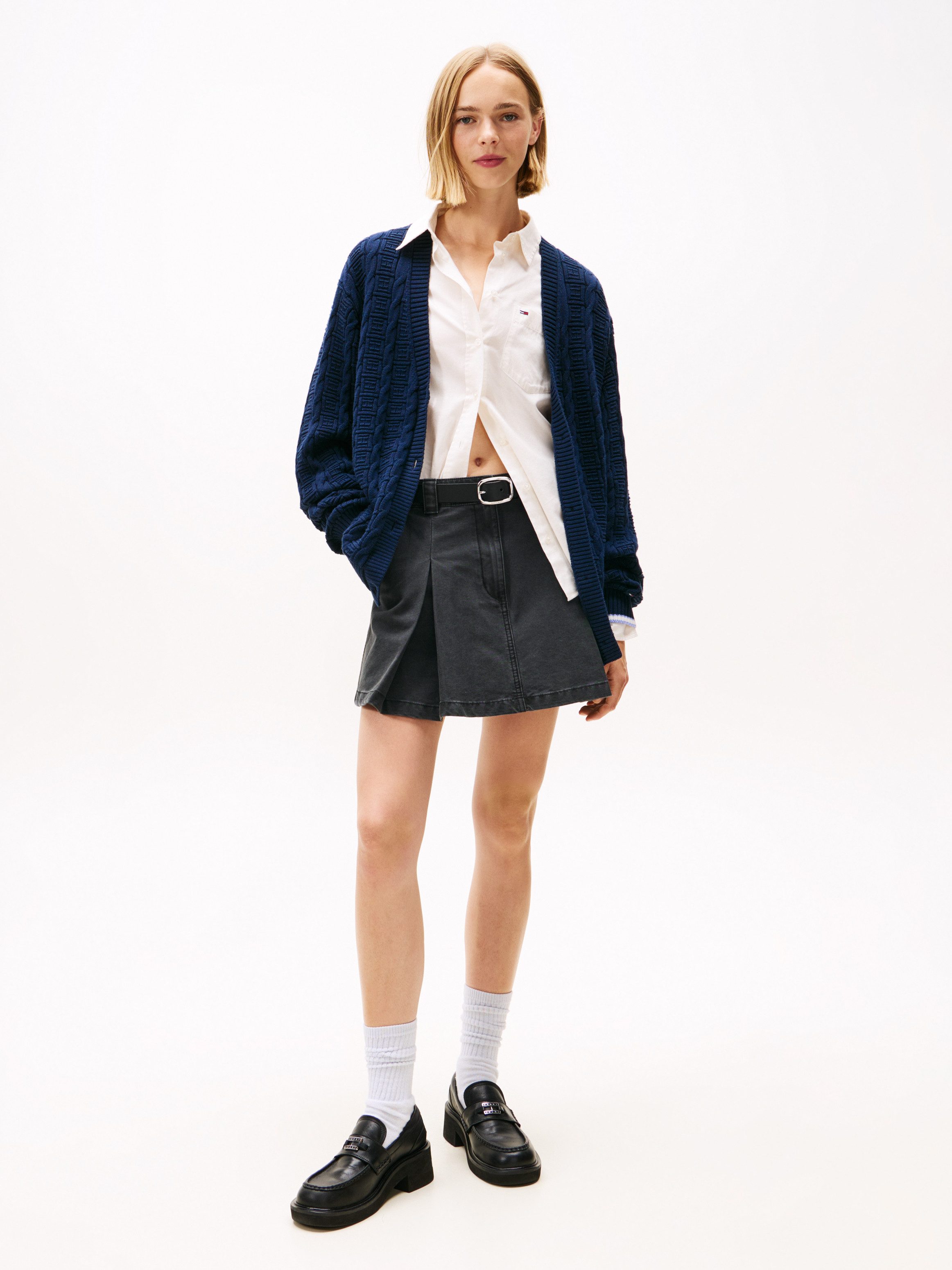 TOMMY JEANS Vest TJW CABLE CARDIGAN