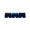 tommy hilfiger underwear boxershort met contrastkleurige onderbroekband (set, set van 3) blauw