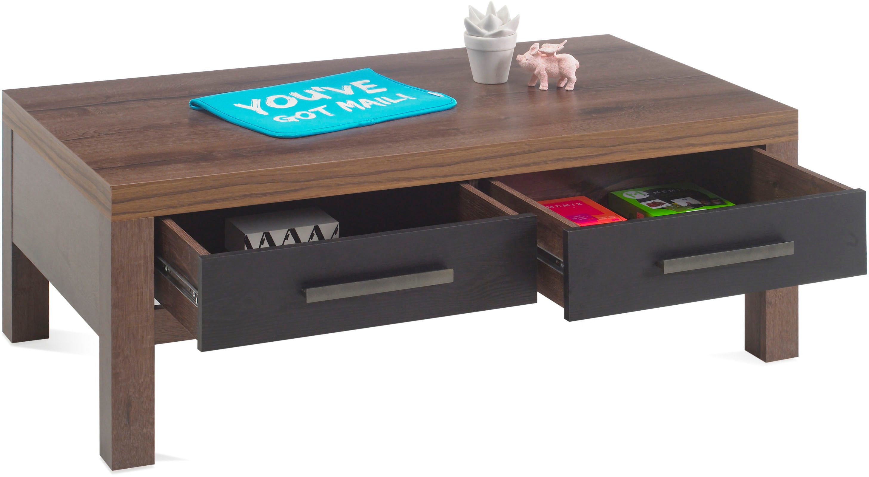 Stolkom Salontafel Balin 1 met lades, tafel in canyon eik of artisan eik decor
