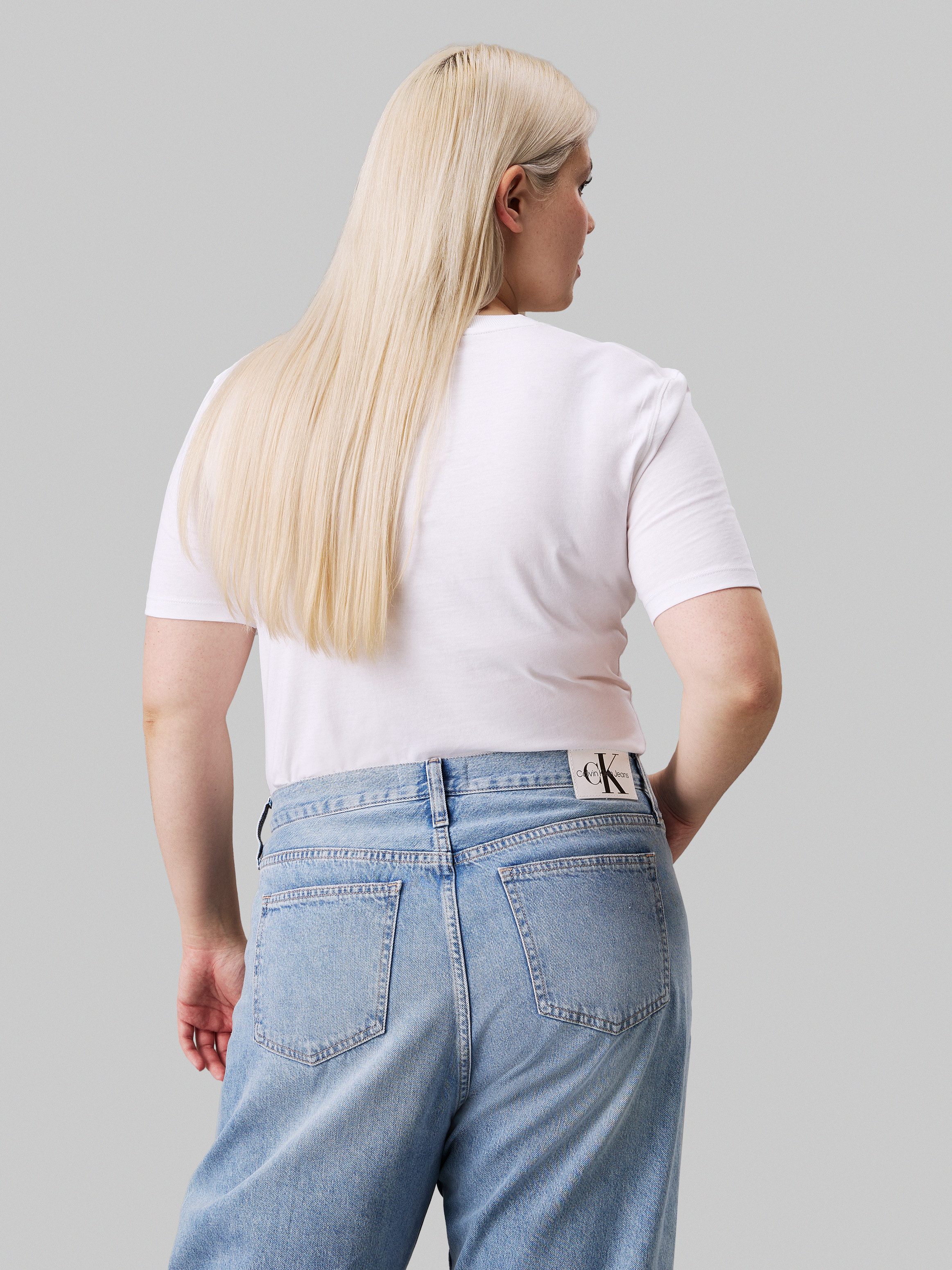 Calvin Klein Jeans Plus T-shirt PLUS CK EMBRO BADGE REGULAR TEE