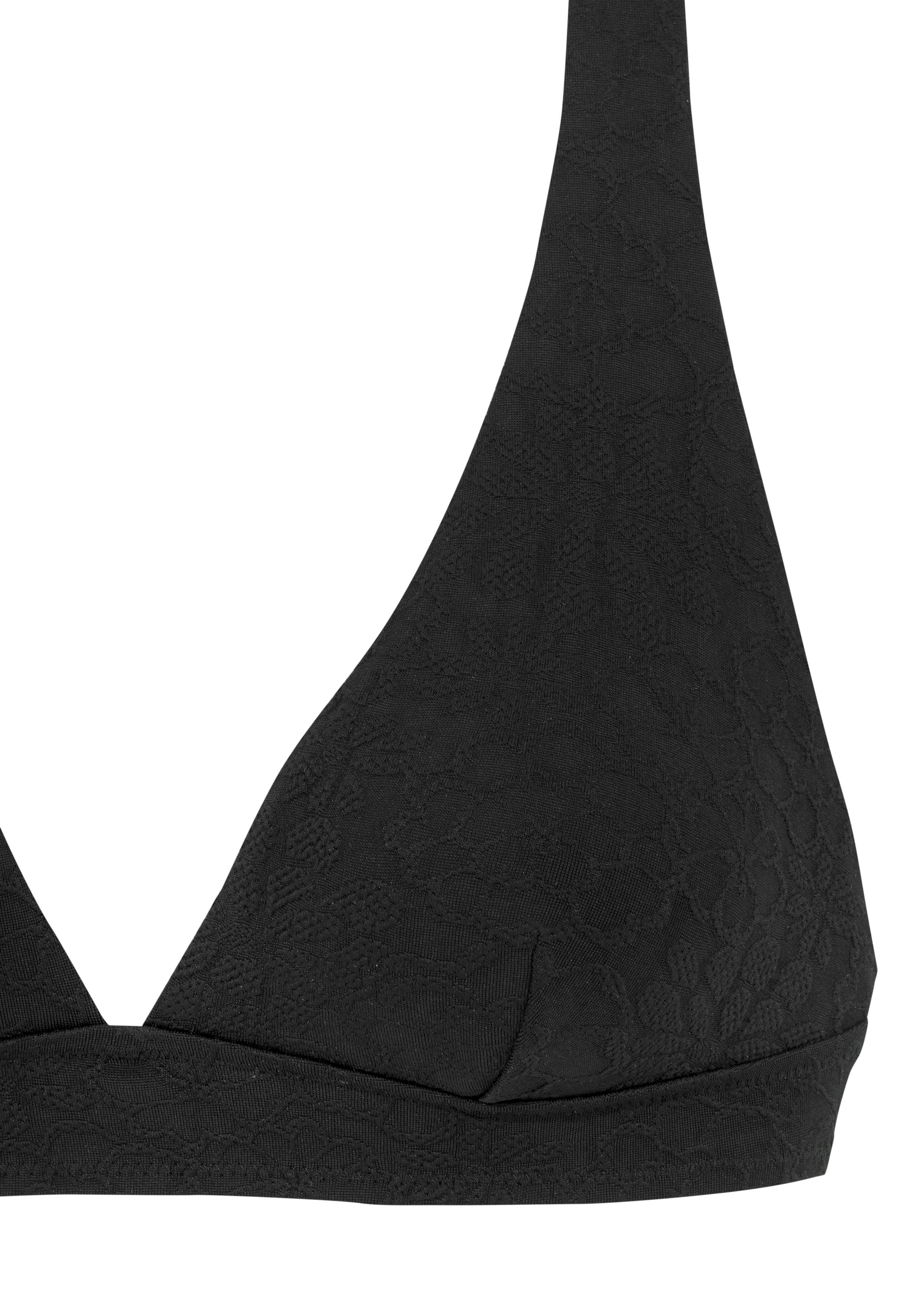 Buffalo Triangel-bikinitop Bubble met bloemige structuur