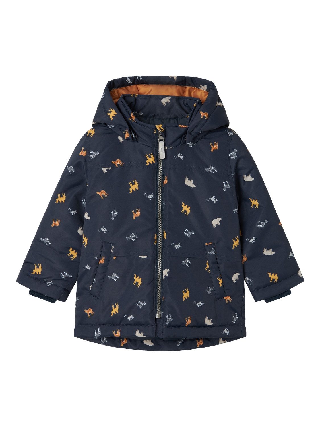 Name It Outdoorjack NMMMAX JACKET AOP NOOS met decoratieve, reflecterende details