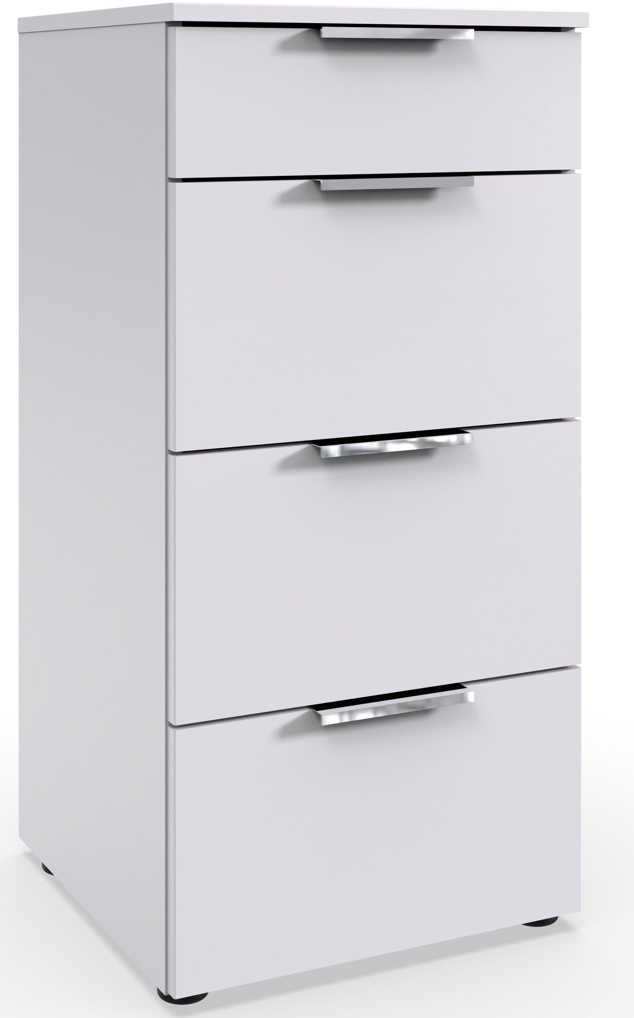Wimex Ladekast Level by fresh to go 4 lades met soft-close functie, 41 cm breed, 84 cm hoog commodes & ladekasten wit