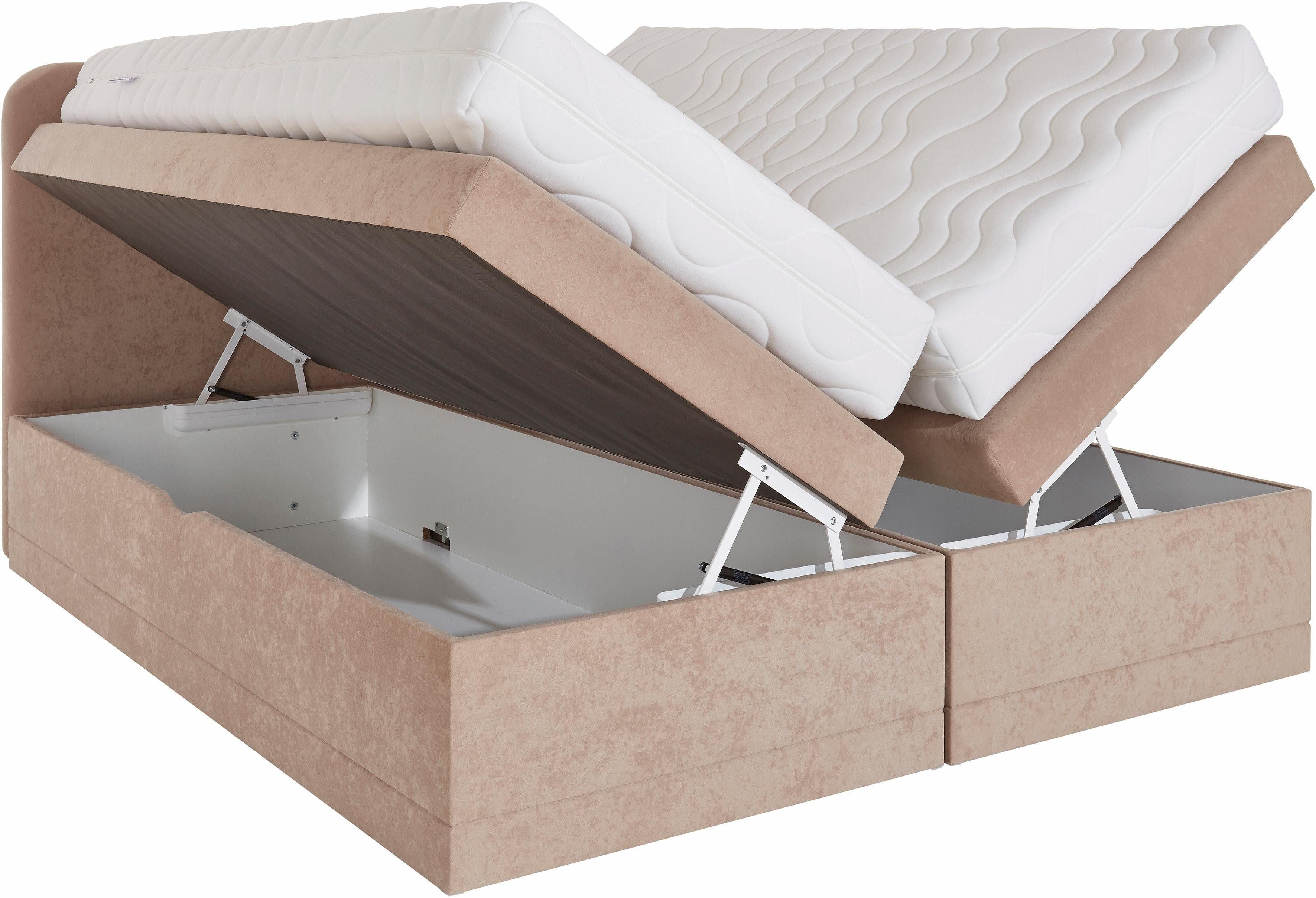 Westfalia Polsterbetten Boxspring naar keuze met bedkist