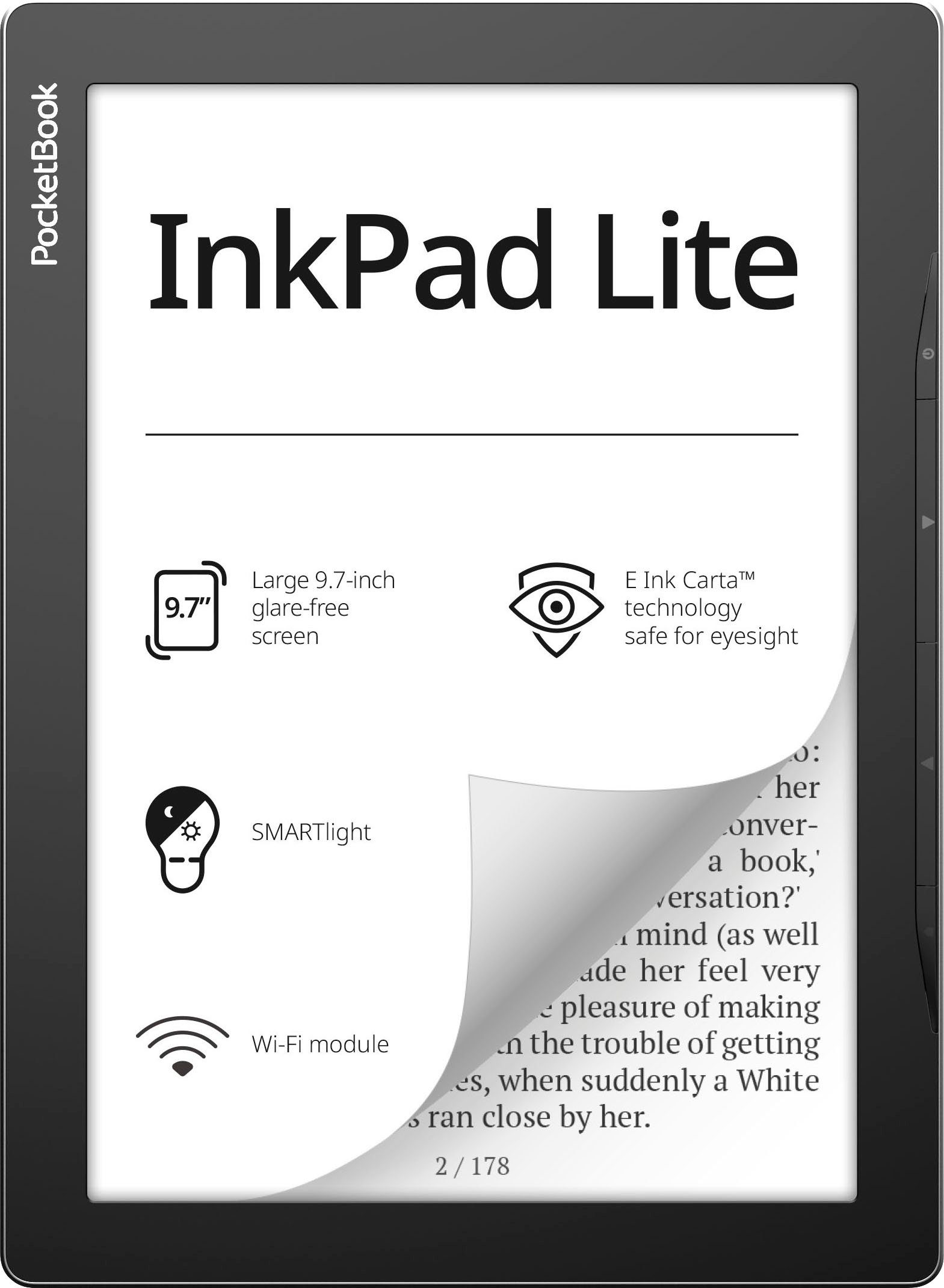 PocketBook E-reader InkPad Lite, 9,7", Linux