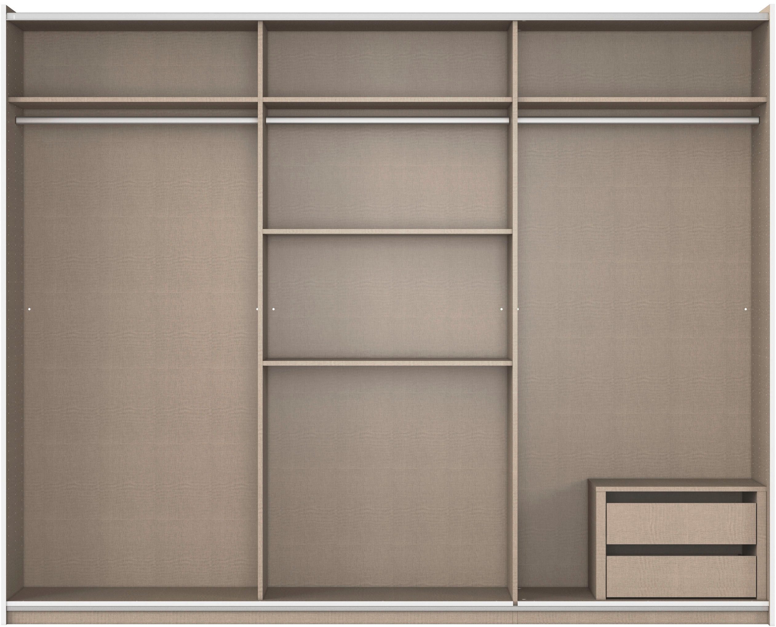 rauch Zweefdeurkast AURELIO kledingkast garderobe TOPSELLER OTTO´s CHOICE 3 verschillende uitrustingsvarianten handgrepen van metaal made in germany