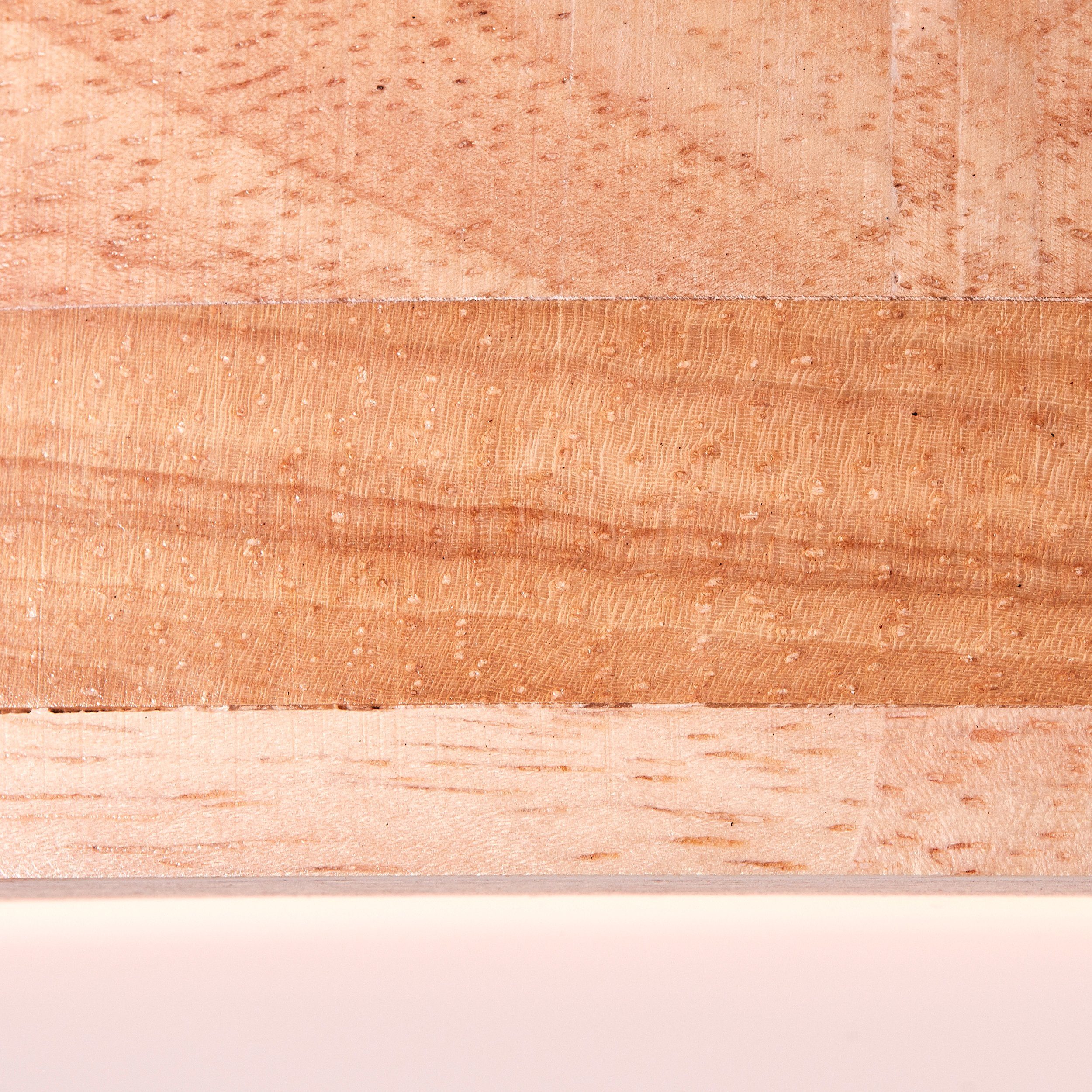 Brilliant Leuchten Led-plafondlamp SLIMLINE Ø 34 cm, CCT, 1300 lm, metaal/hout/kunststof, hout licht/wit (1 stuk)