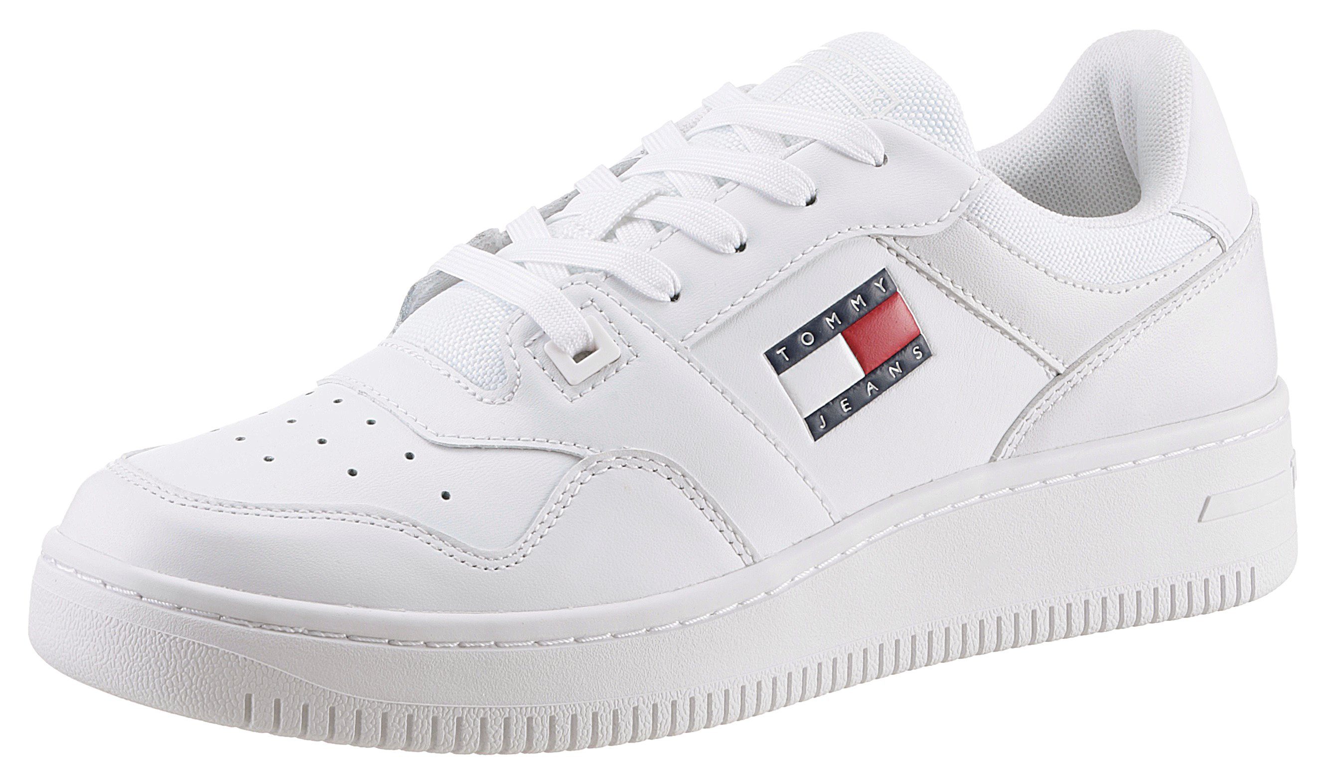 TOMMY JEANS Sneakers TJM RETRO BASKET ESS , vrijetijdsschoen, lage schoen, veterschoen, in basket-style