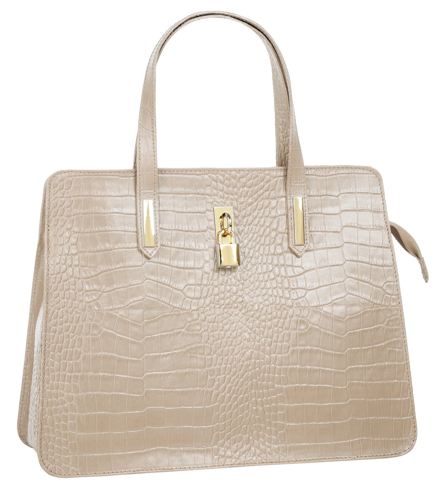 Cluty Tas echt leer, made in italy