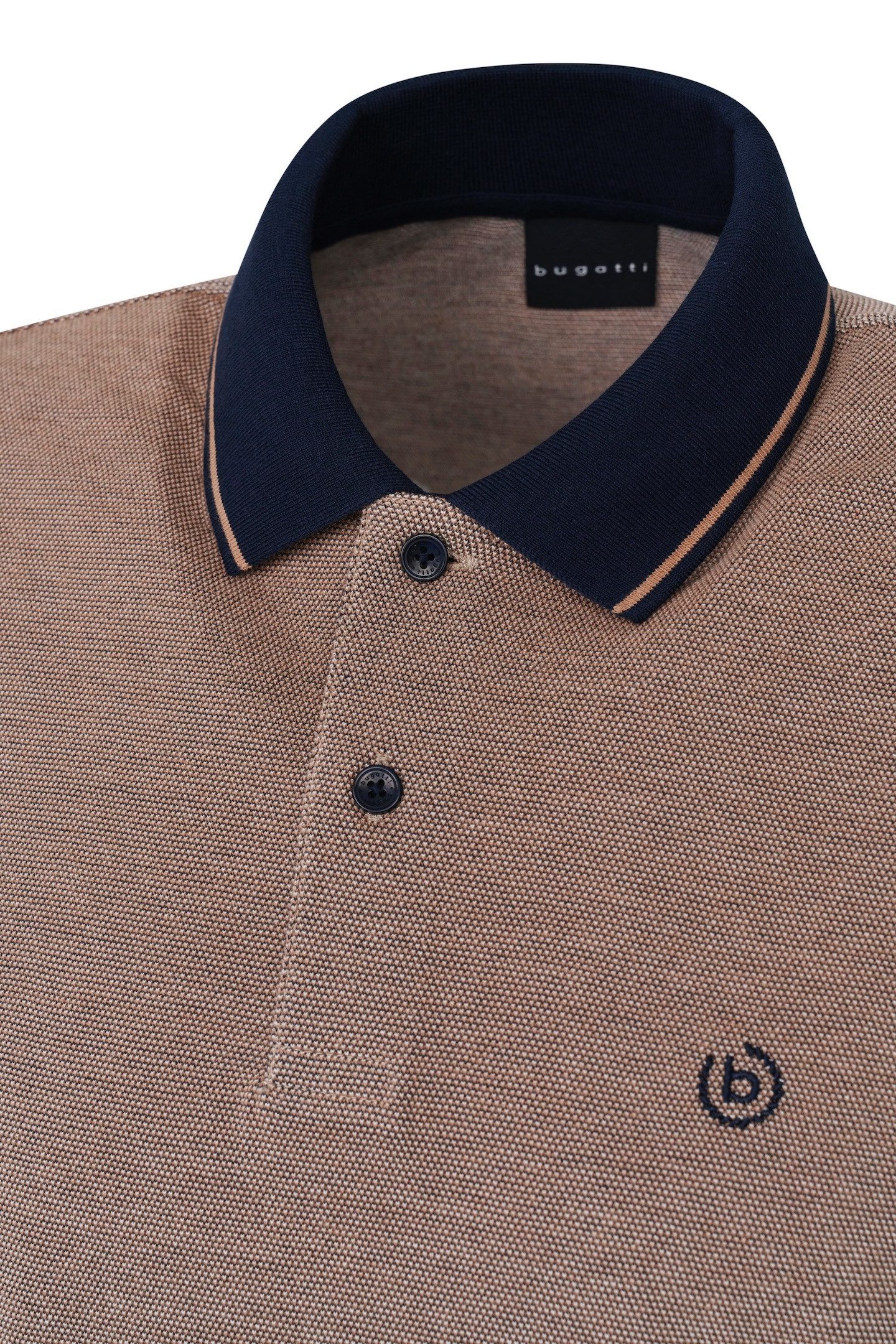 Bugatti Poloshirt gemaakt van katoen