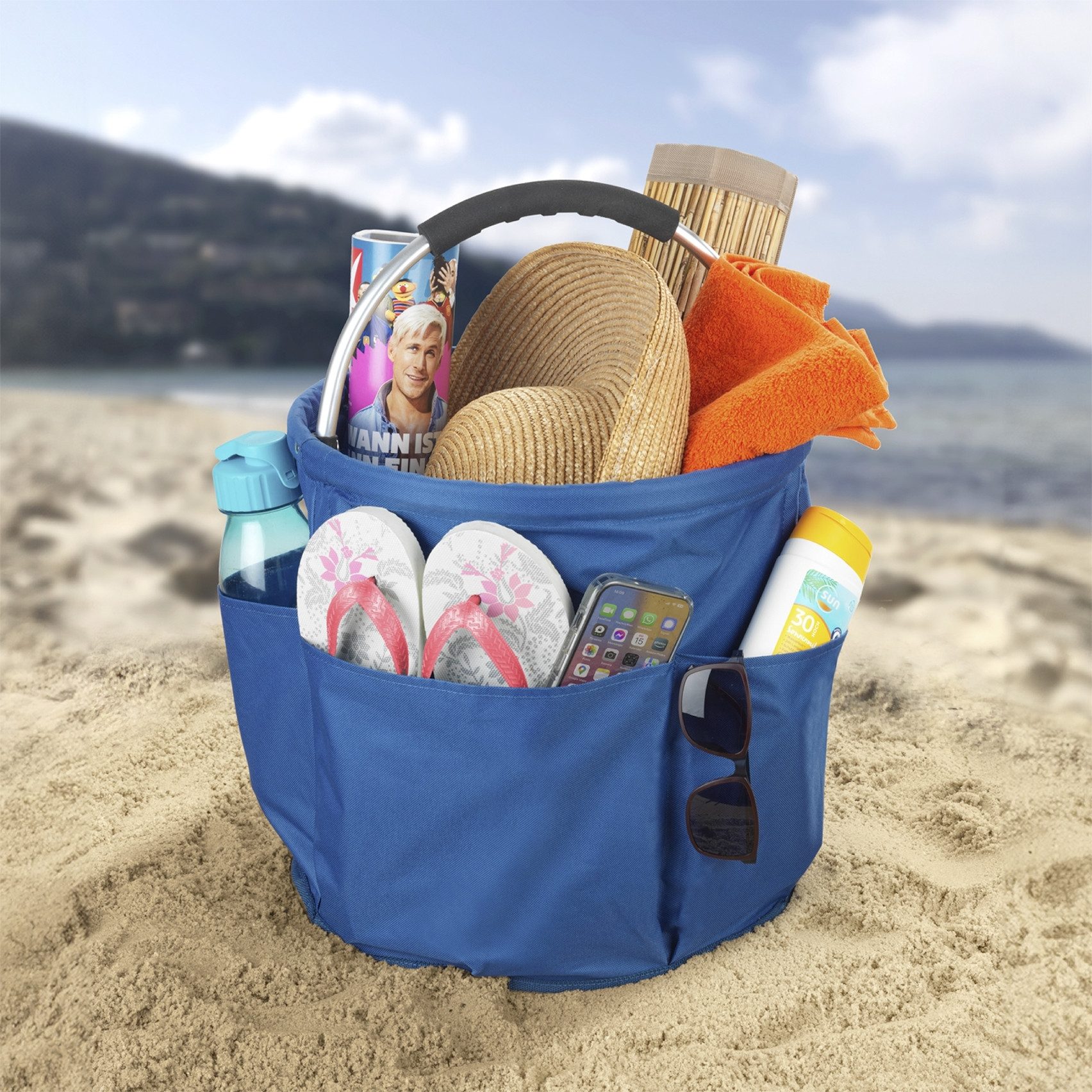 Maximex Organizer Universele reinigingscaddy model HERKULES vouwbare draagtas voor thuis en onderweg, 34 liter
