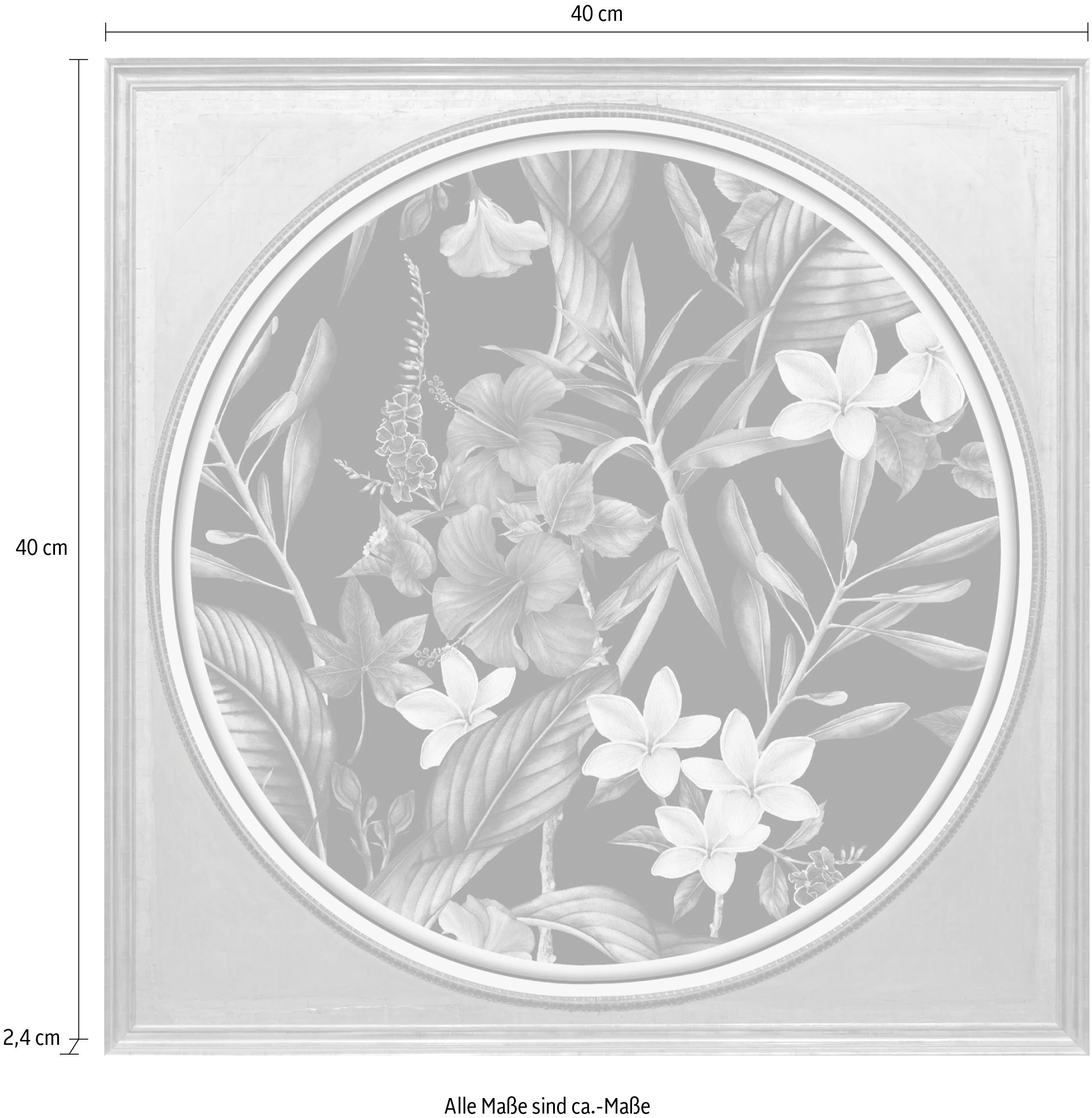 queence Artprint op acrylglas Bloemen Fine Art-print in galeriekwaliteit