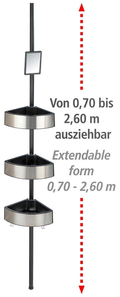 WENKO Badkamerrekje Premium Big black