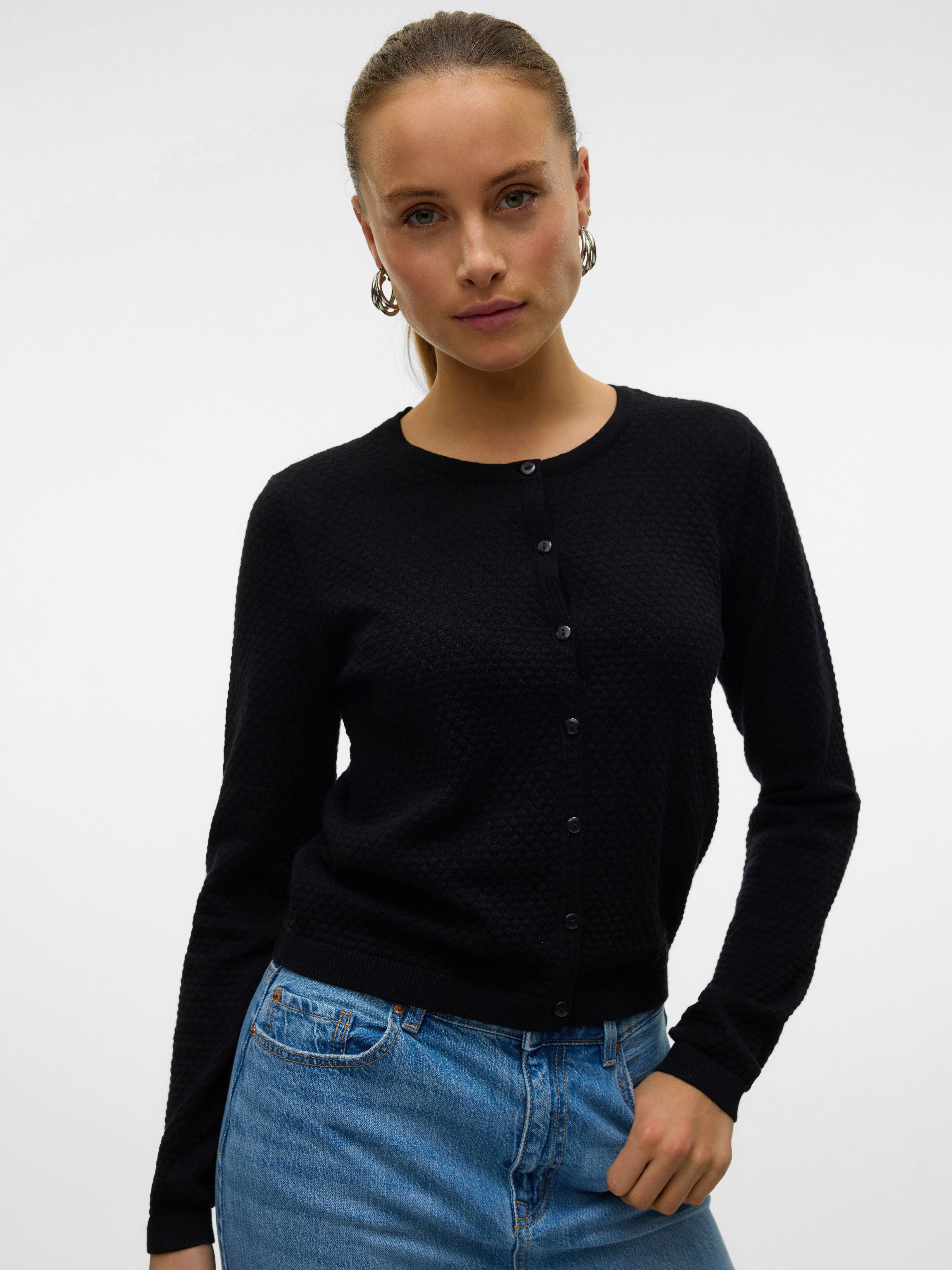 Vero Moda Vest VMCARE STRUCTURE LS BUTTON CARDIGAN