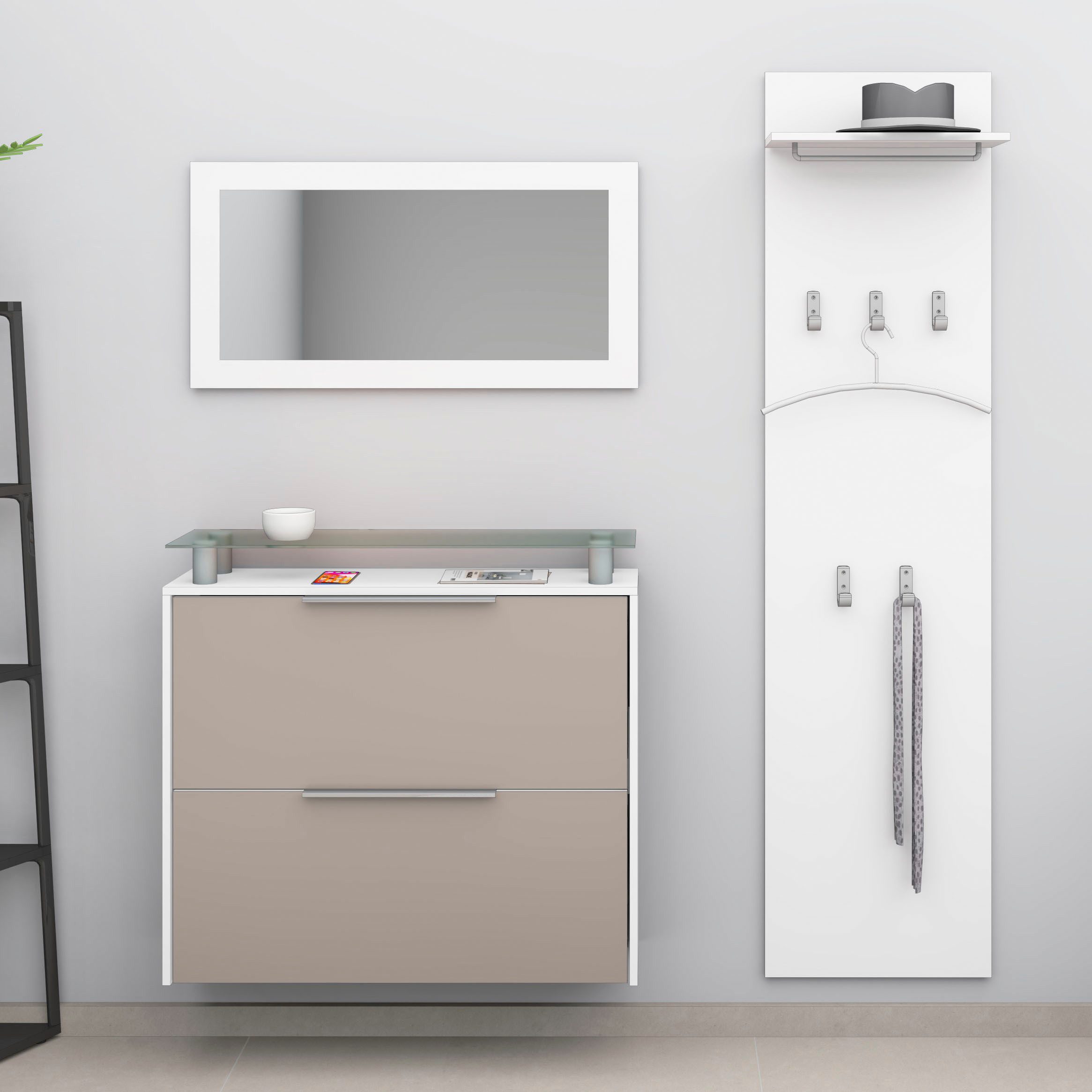 borchardt Möbel Halmeubelset Rena 2(3-delig) (set, 3-delig)