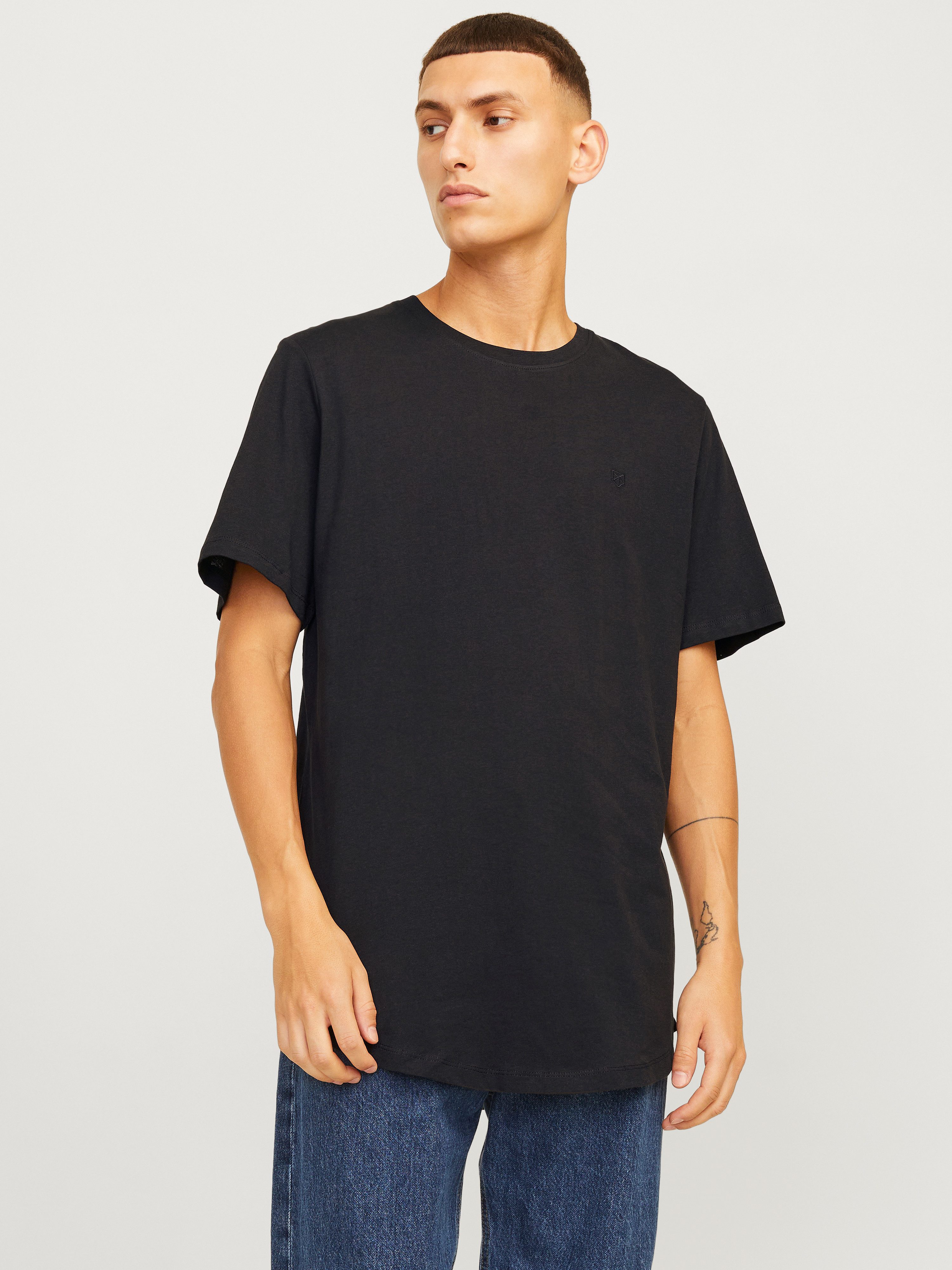 Jack & Jones Shirt met ronde hals JPRBLABRODY TEE SS CREW NECK 5PK MP (set 5-delig)