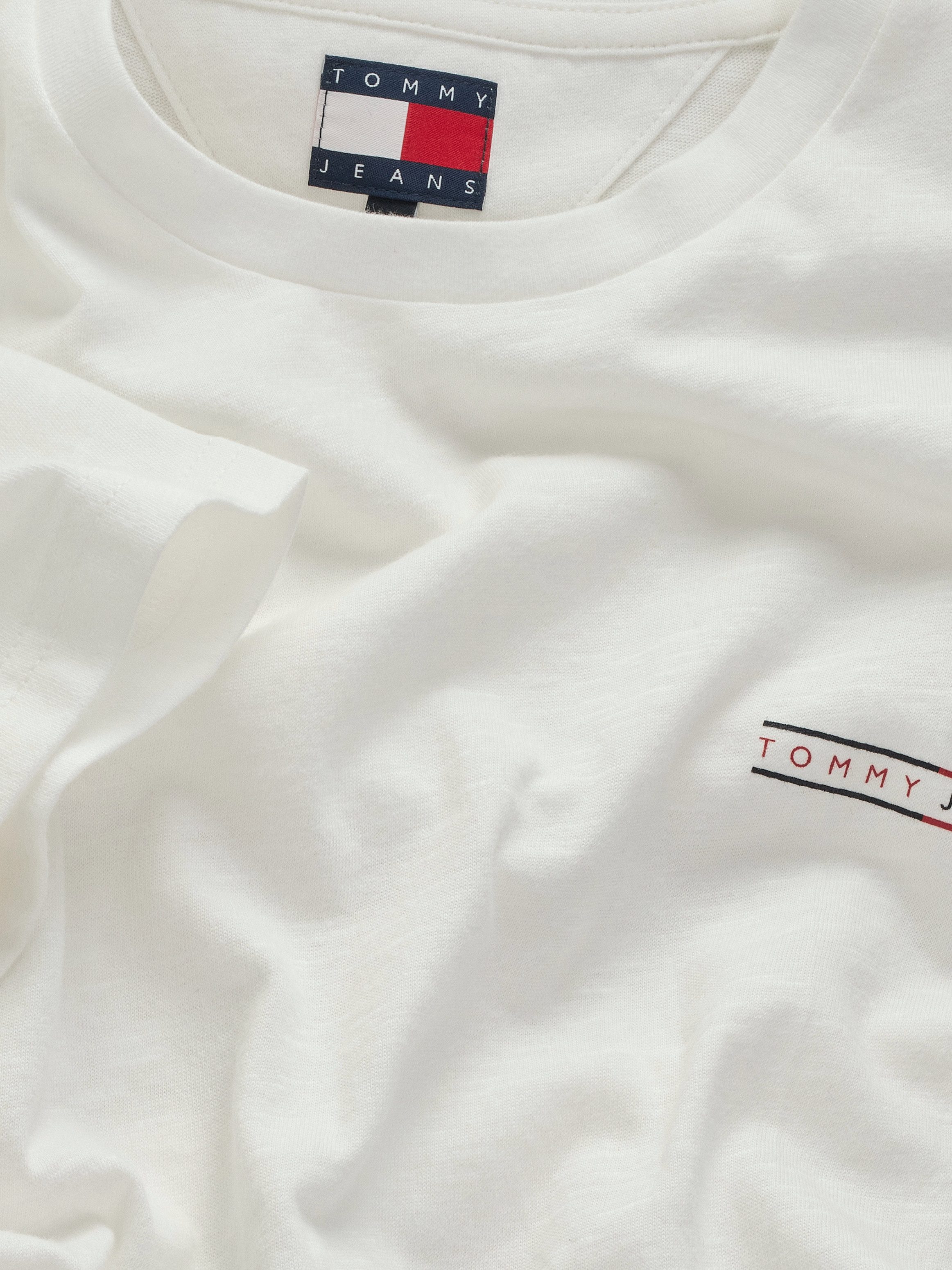 TOMMY JEANS Shirt met korte mouwen TJM REG GRAPHIC SLUB TEE EXT