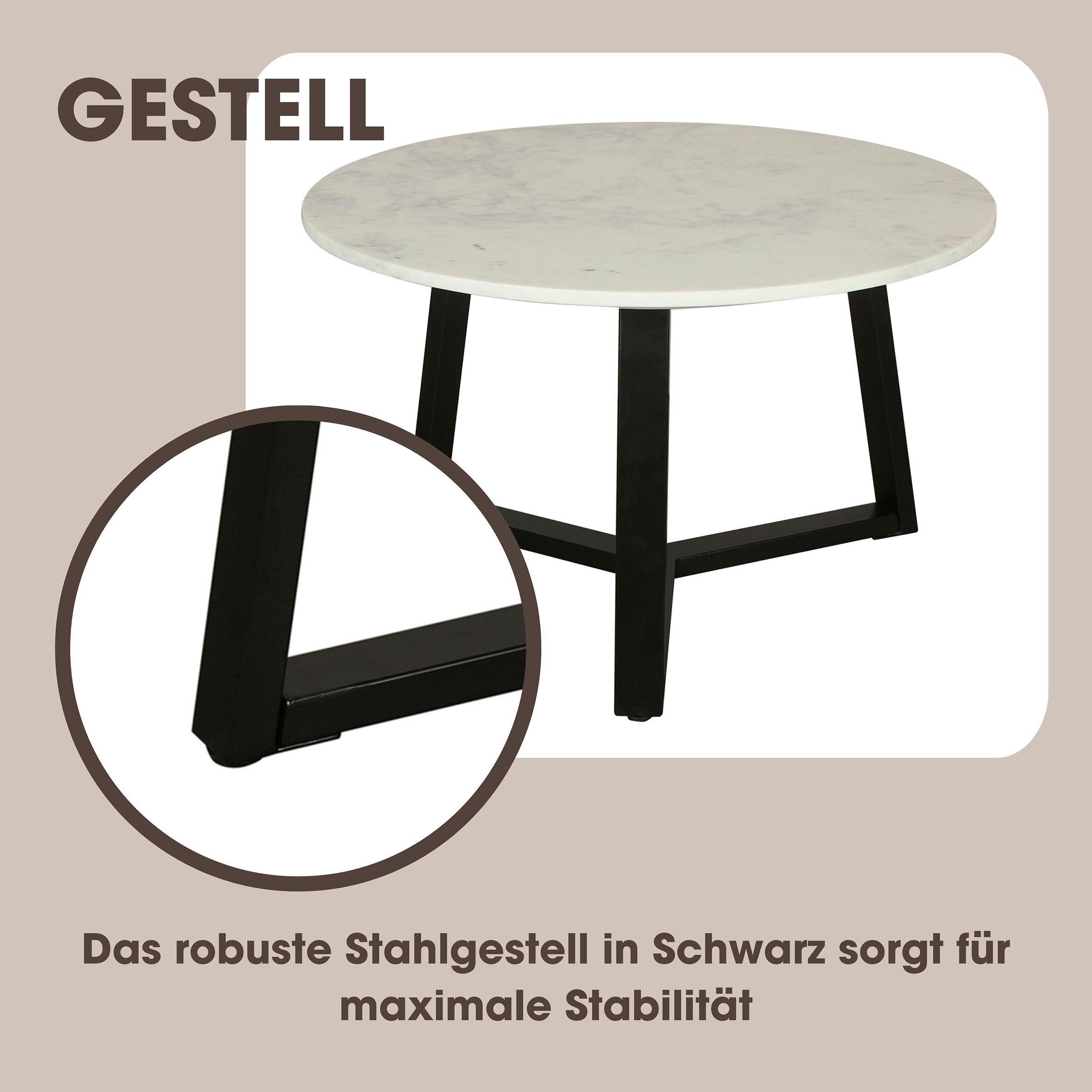 byLIVING Salontafel Cross (1 stuk)