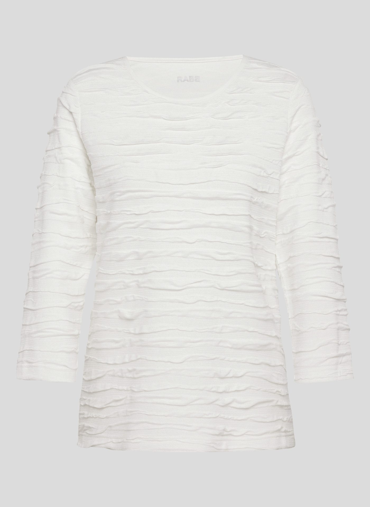 Rabe Shirt met 3/4 mouwen met golfstructuur