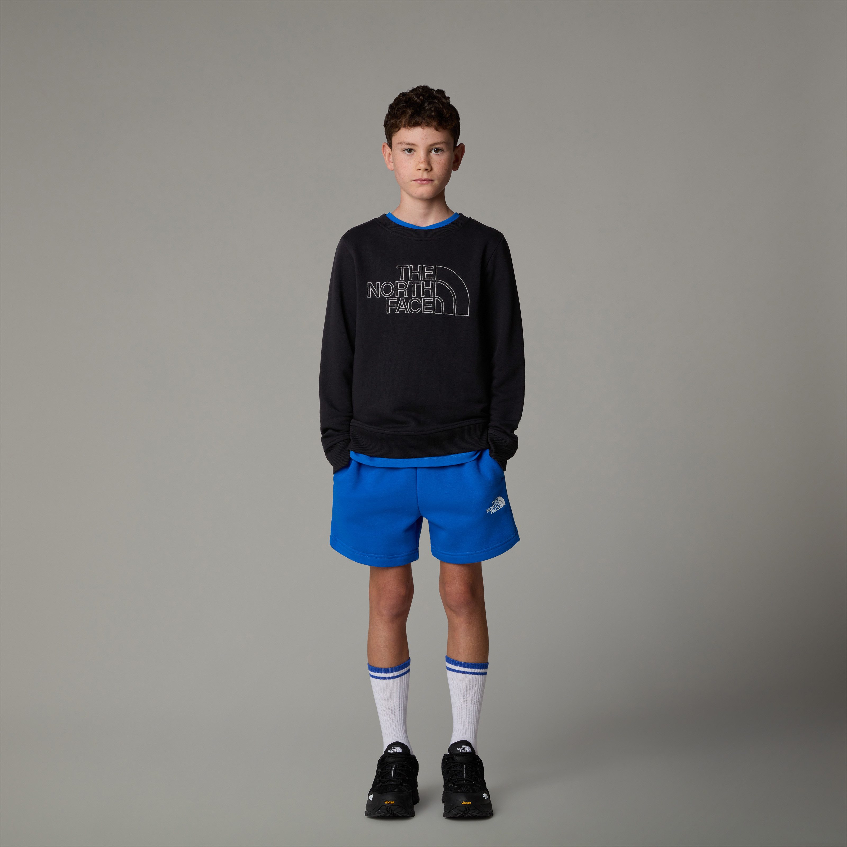 The North Face Sweatshirt Drew Peak licht sweatshirt voor jongens (1-delig)