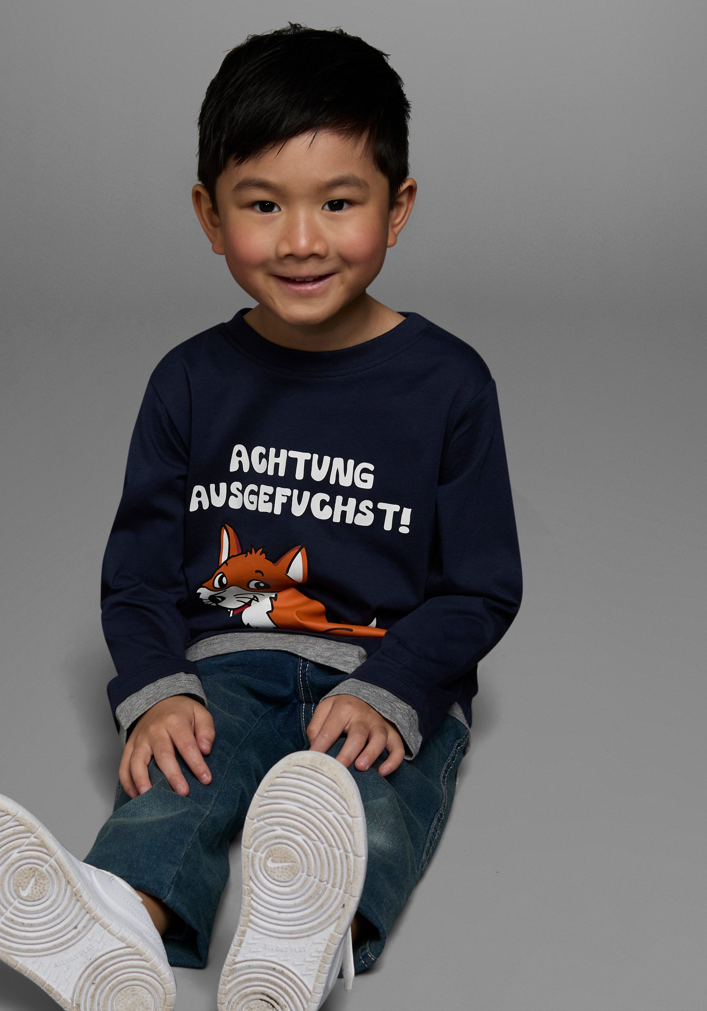 KIDSWORLD Shirt met lange mouwen Let op knutselwerk