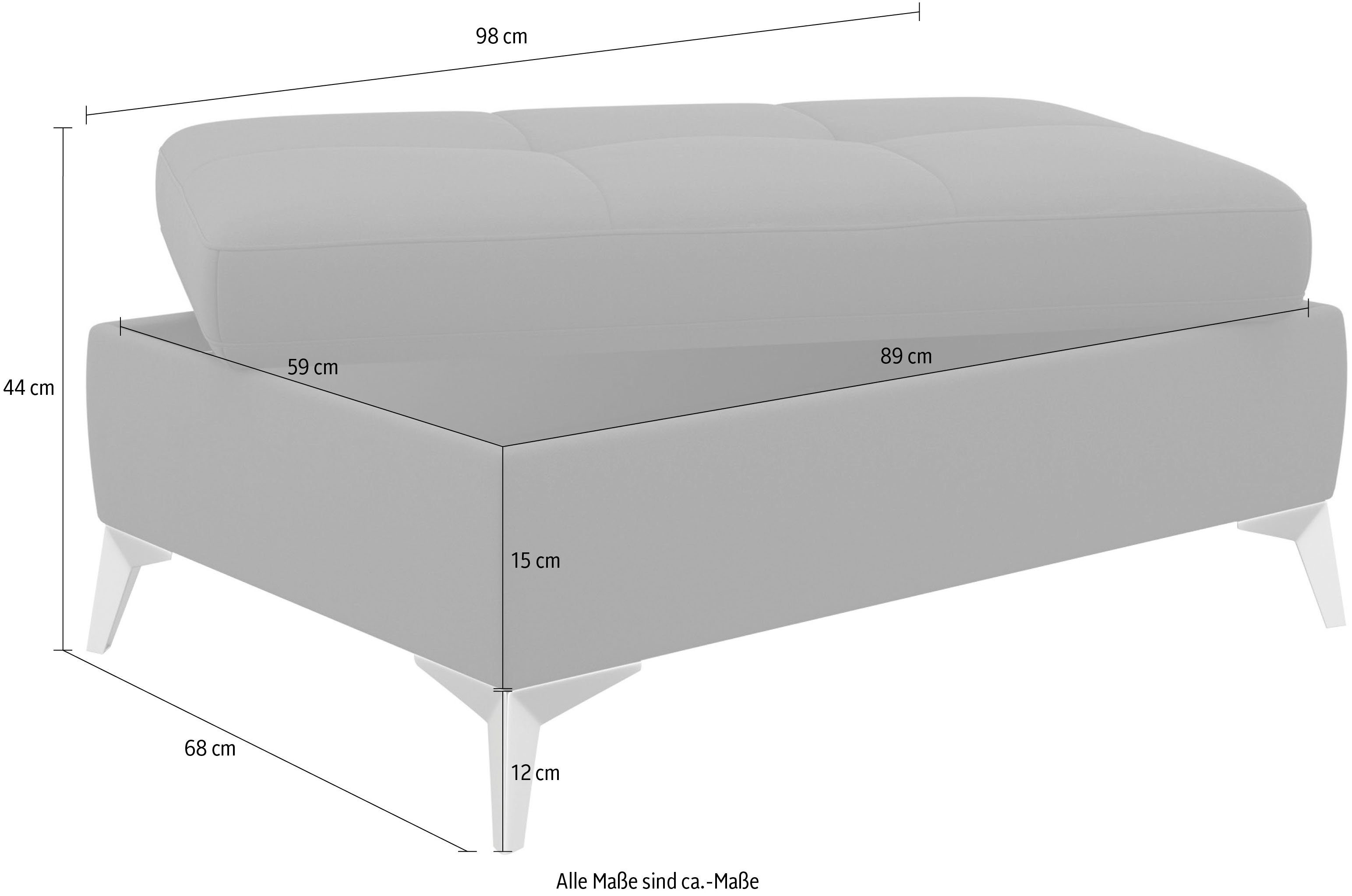 sit&more Hocker met bergruimte Latigo inclusief opbergruimte