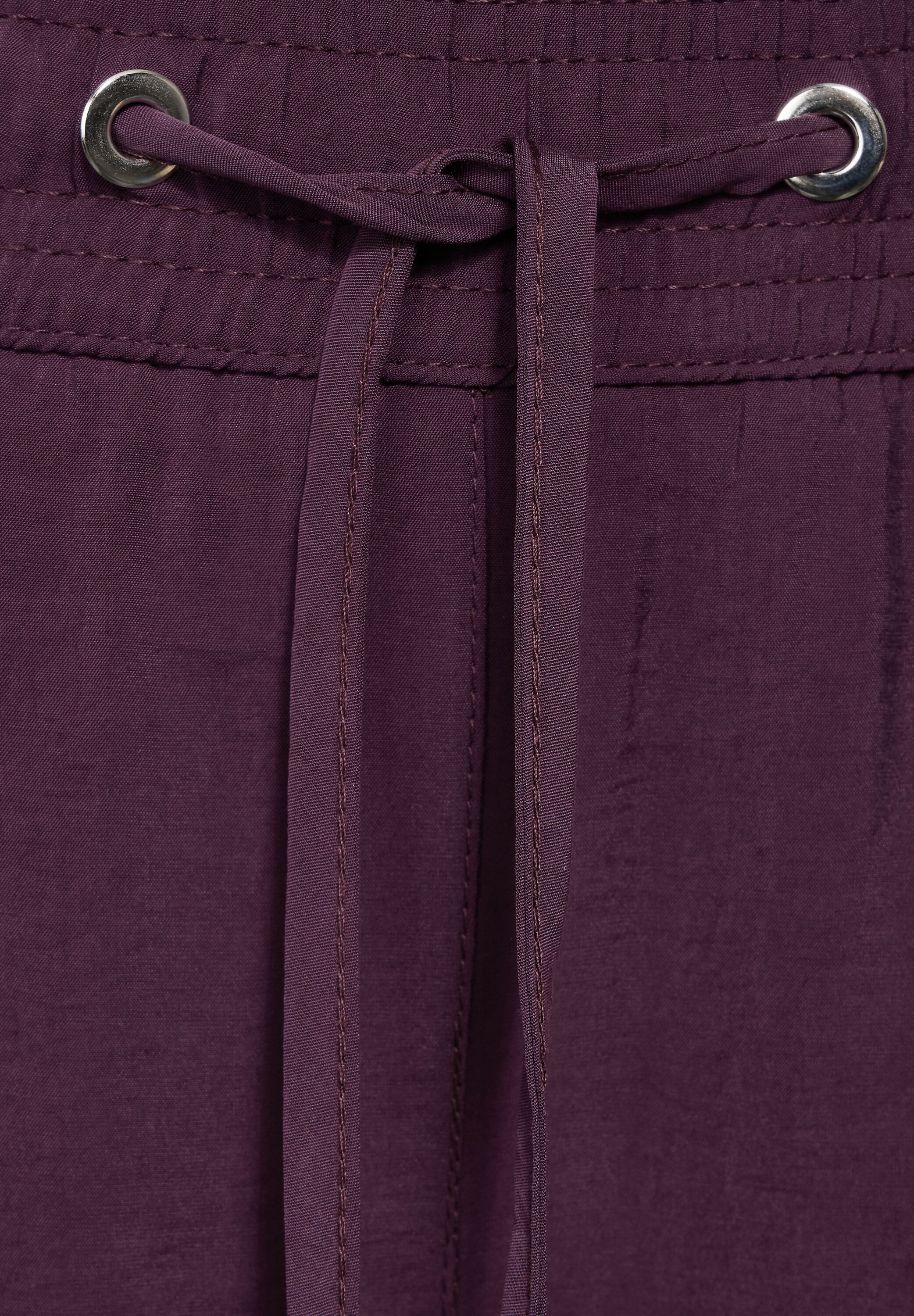 STREET ONE Stoffen broek met trekkoord