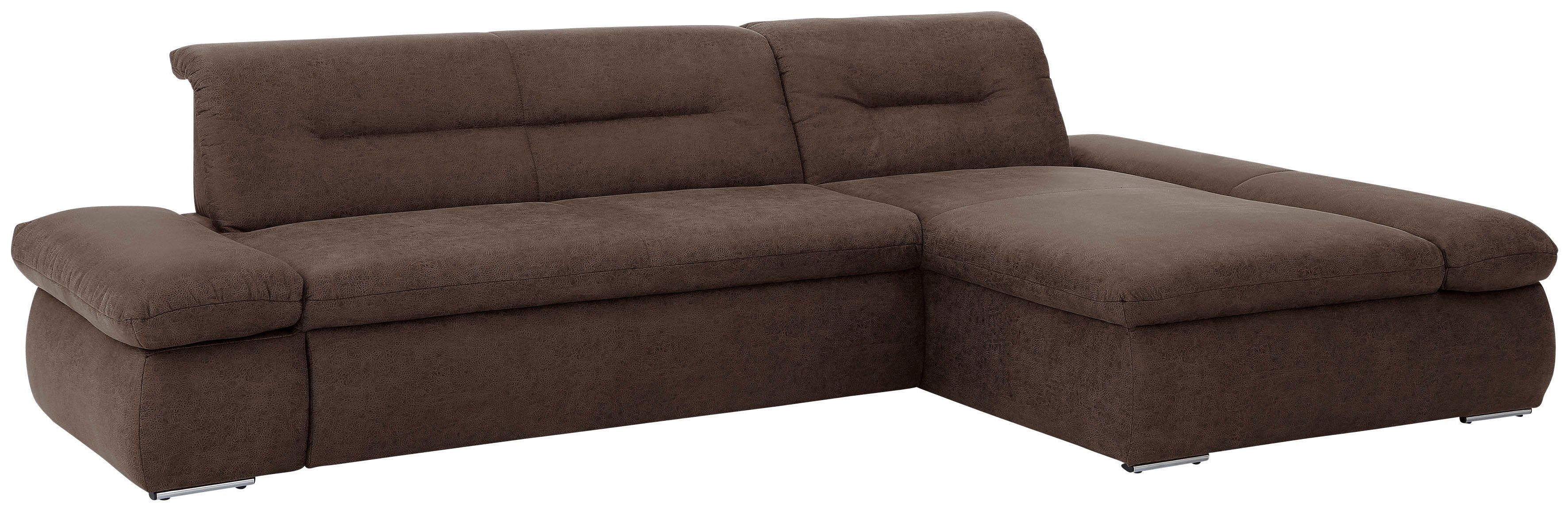 INOSIGN Hoekbank Avesa L-vorm Naar keuze met armleuningverstelling en slaapfunctie, bxdxh: 300x172x80cm