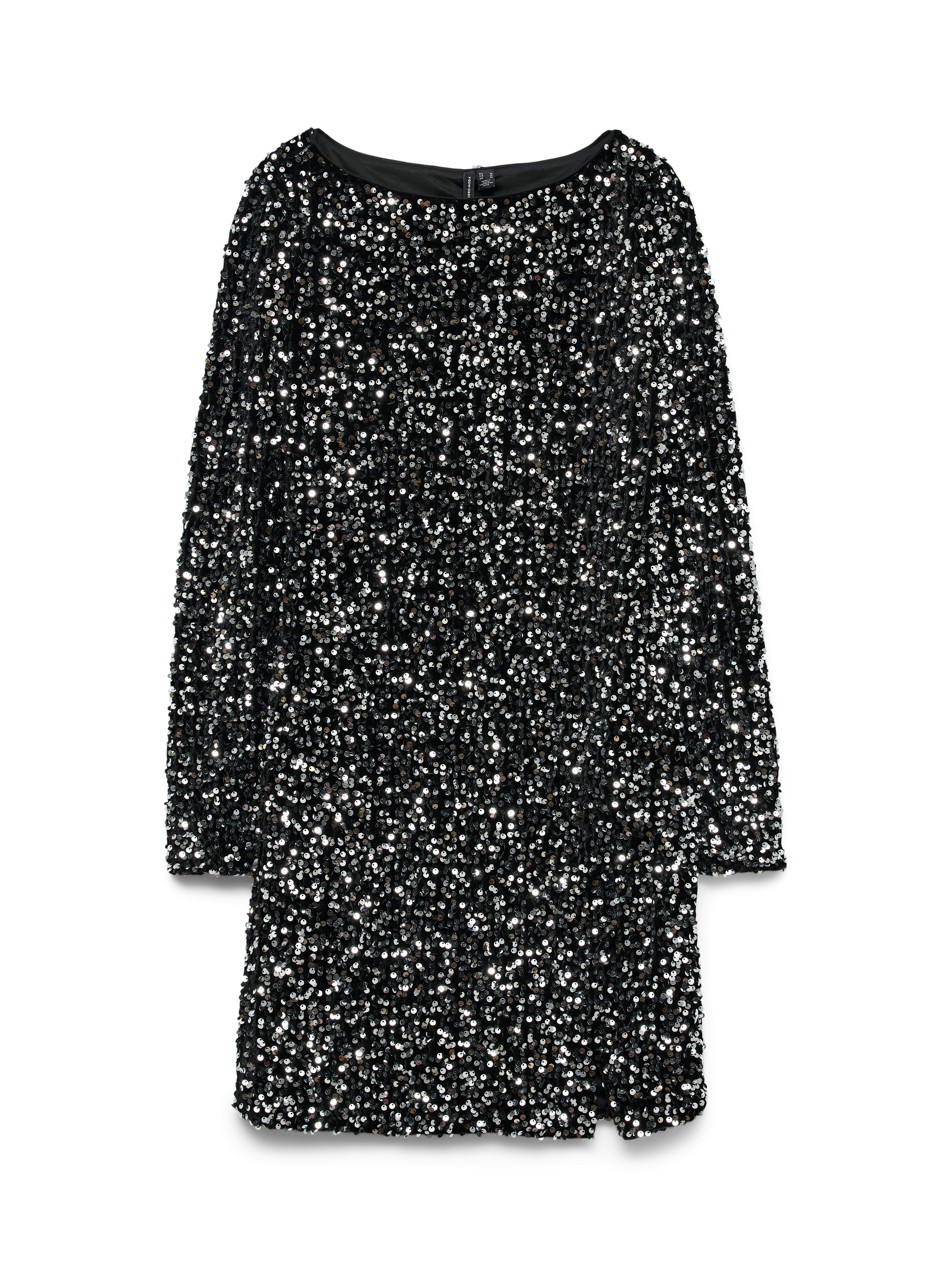 Vero Moda Midi-jurk VMBELLA LS SHORT SQ DRESS JRS GA