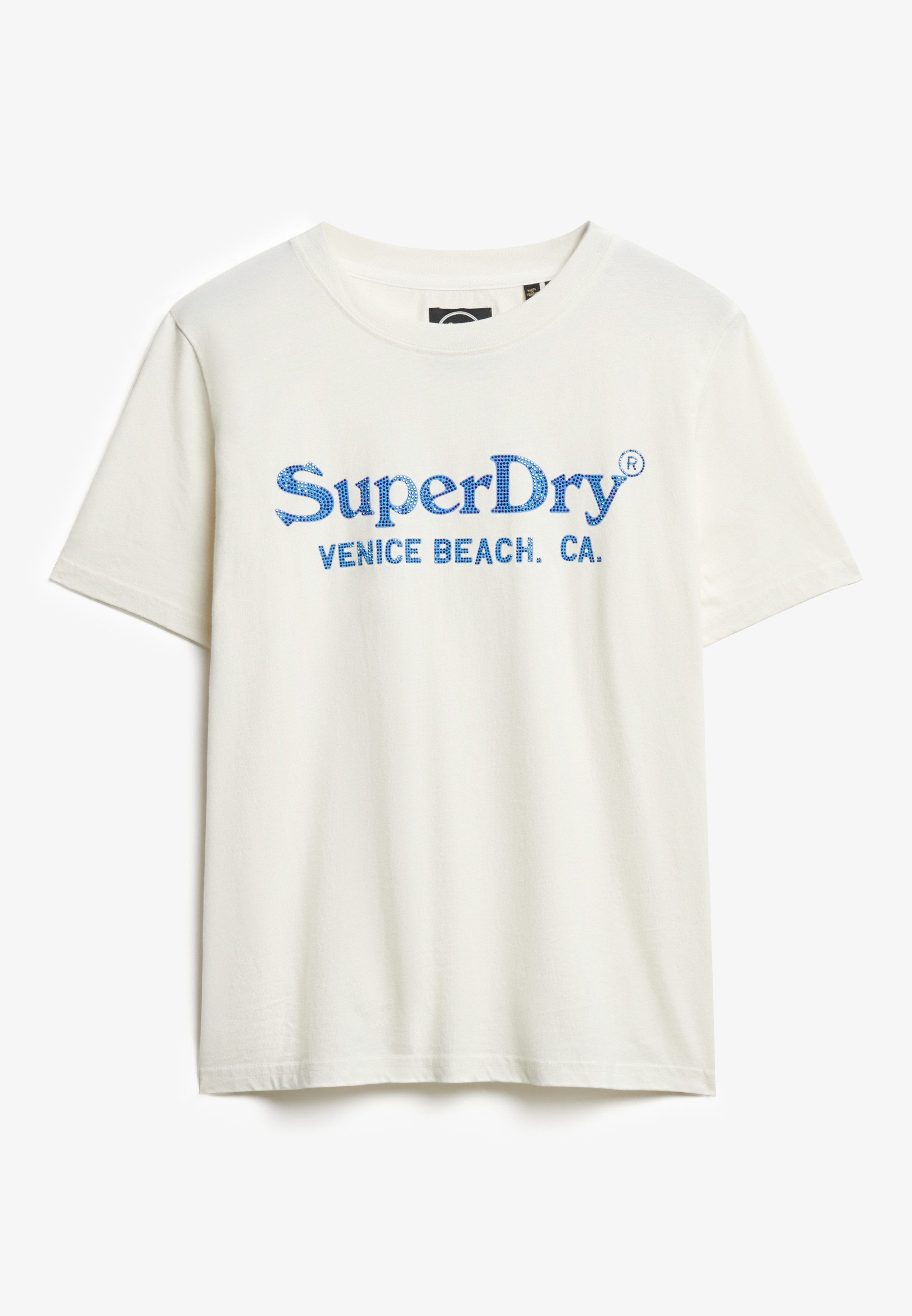 Superdry Shirt met korte mouwen VENUE METALLIC RELAXED TEE
