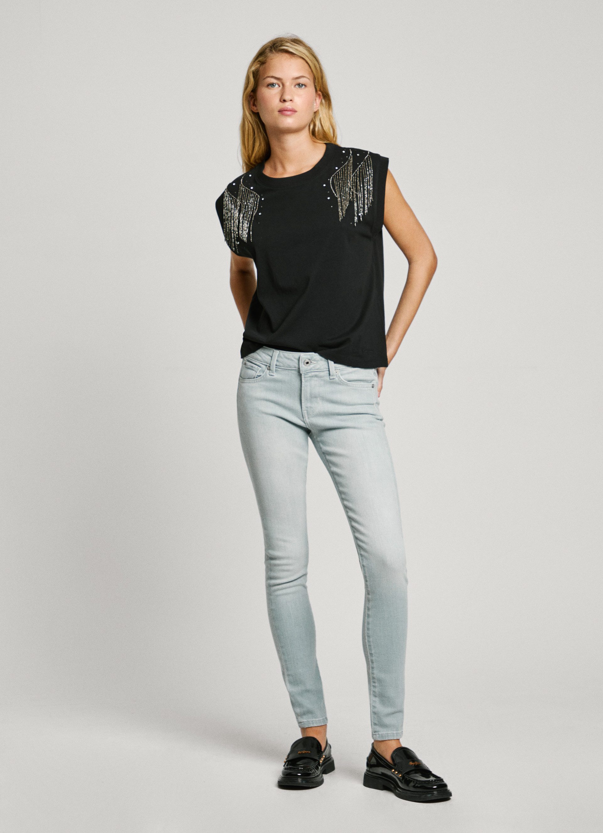 Pepe Jeans Skinny fit jeans SKINNY JEANS LW in verschillende wassingen