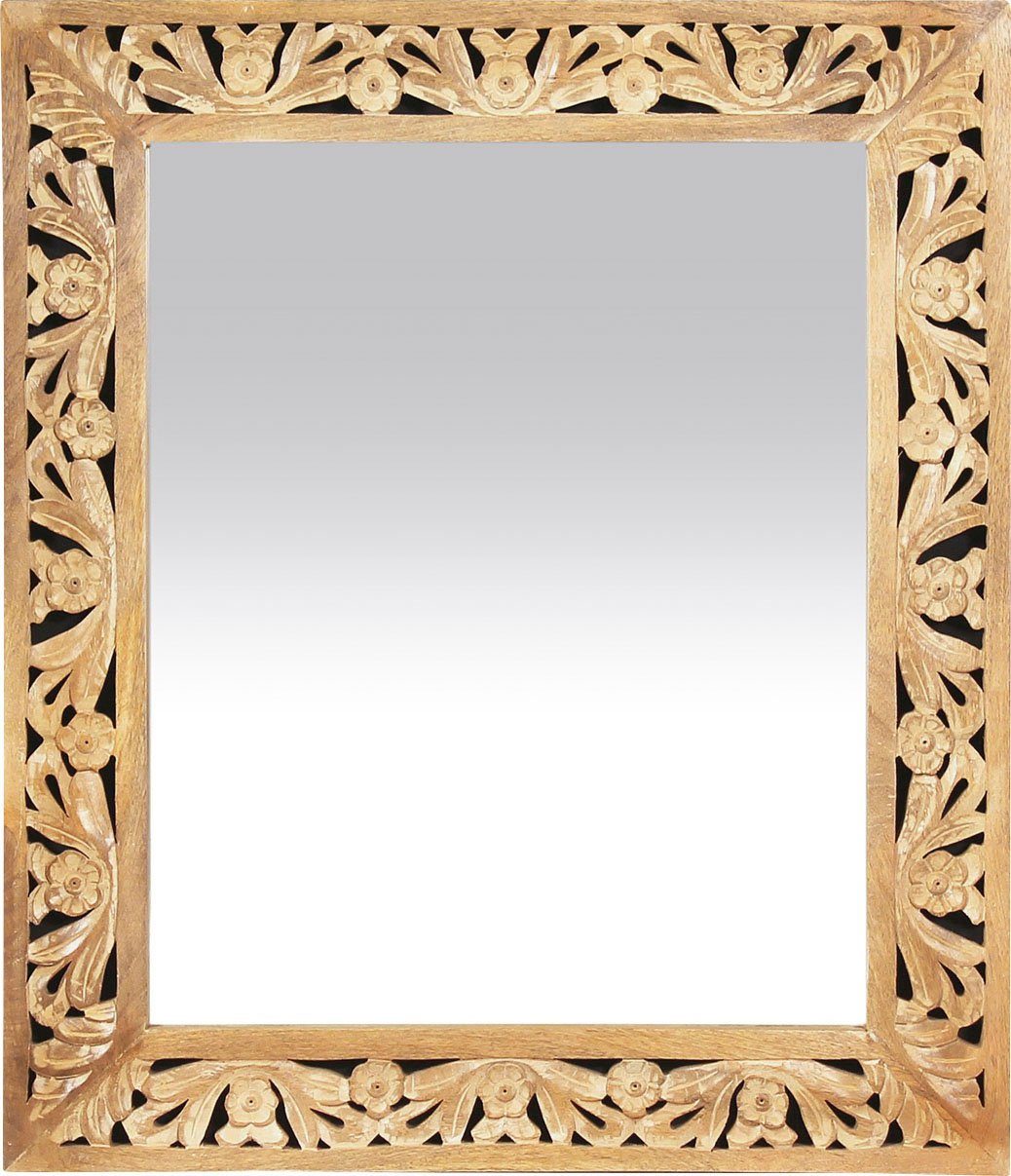 SIT Wandspiegel Frame met luxueus houtsnijwerk wandspiegels beige