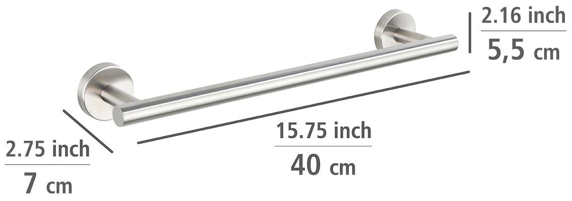 WENKO Handdoekhouder Bosio Bxdxh: 40x7x5,5 cm