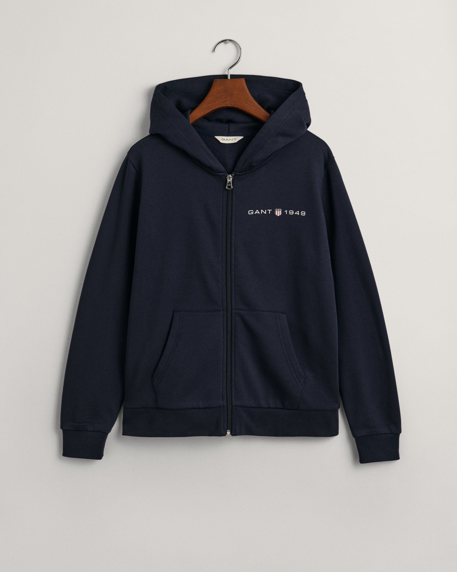 Gant Capuchonsweatvest REG PRINTED GRAPHIC ZIP HOOD