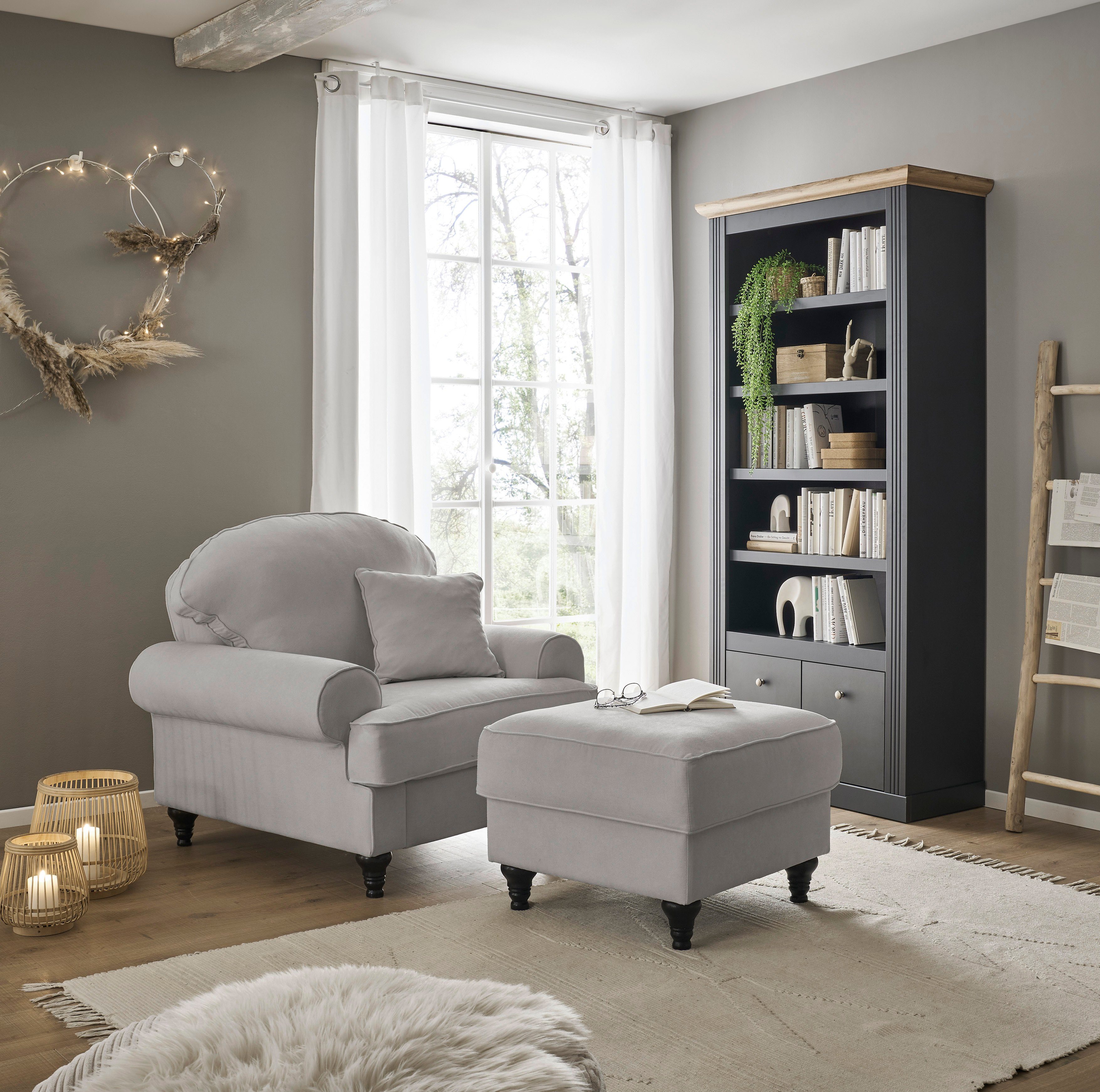 Home affaire Fauteuil Westminster met binnenveringsinterieur (set, 2 stuks)