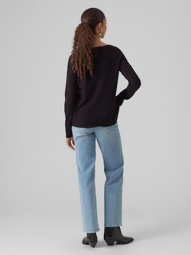 Vero Moda Trui met V-hals VMHAPPINESS LS V-NECK PULLOVER GA BOO