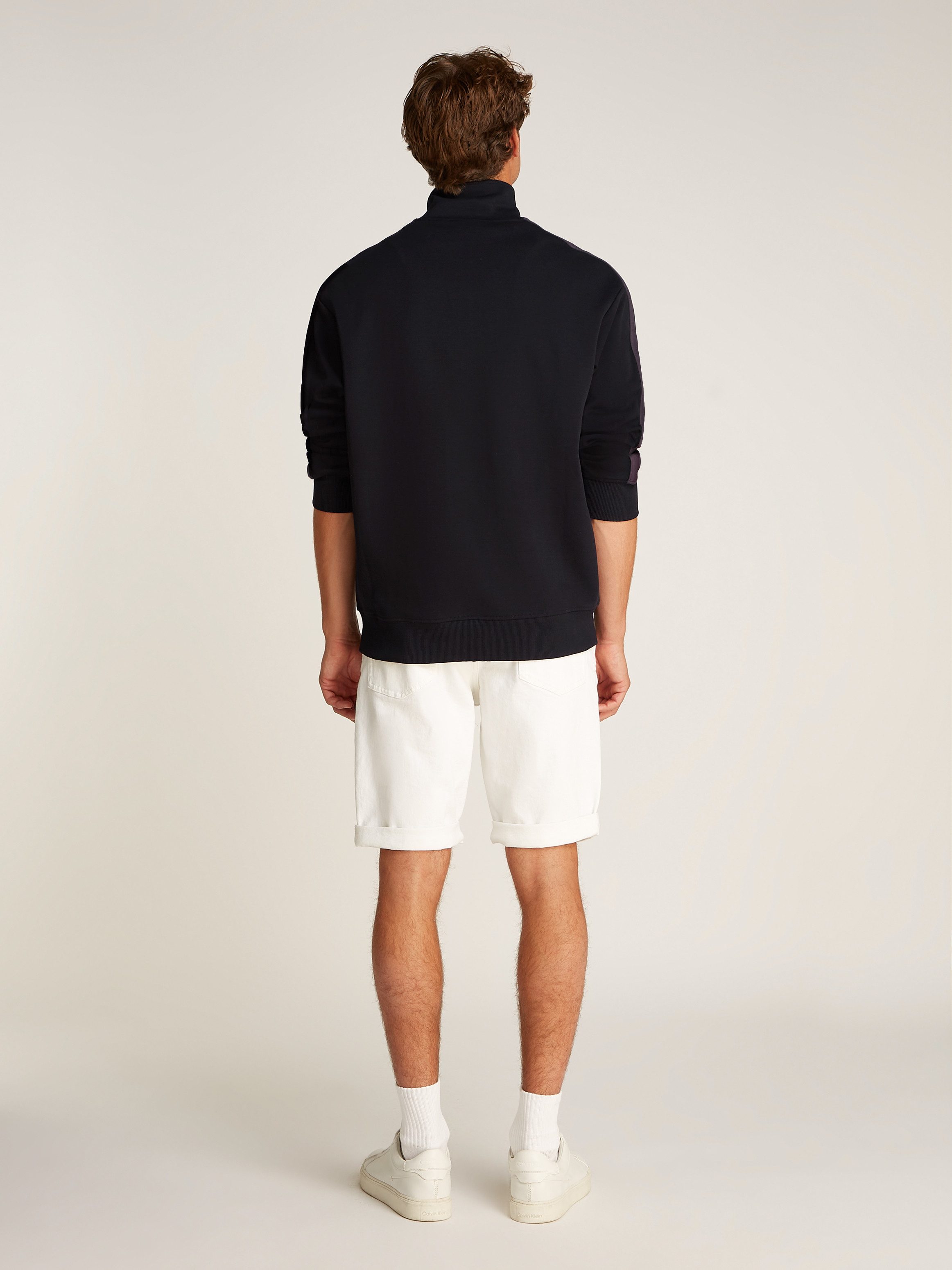 Calvin Klein Sweatvest LOGO TAPE ZIP THROUGH
