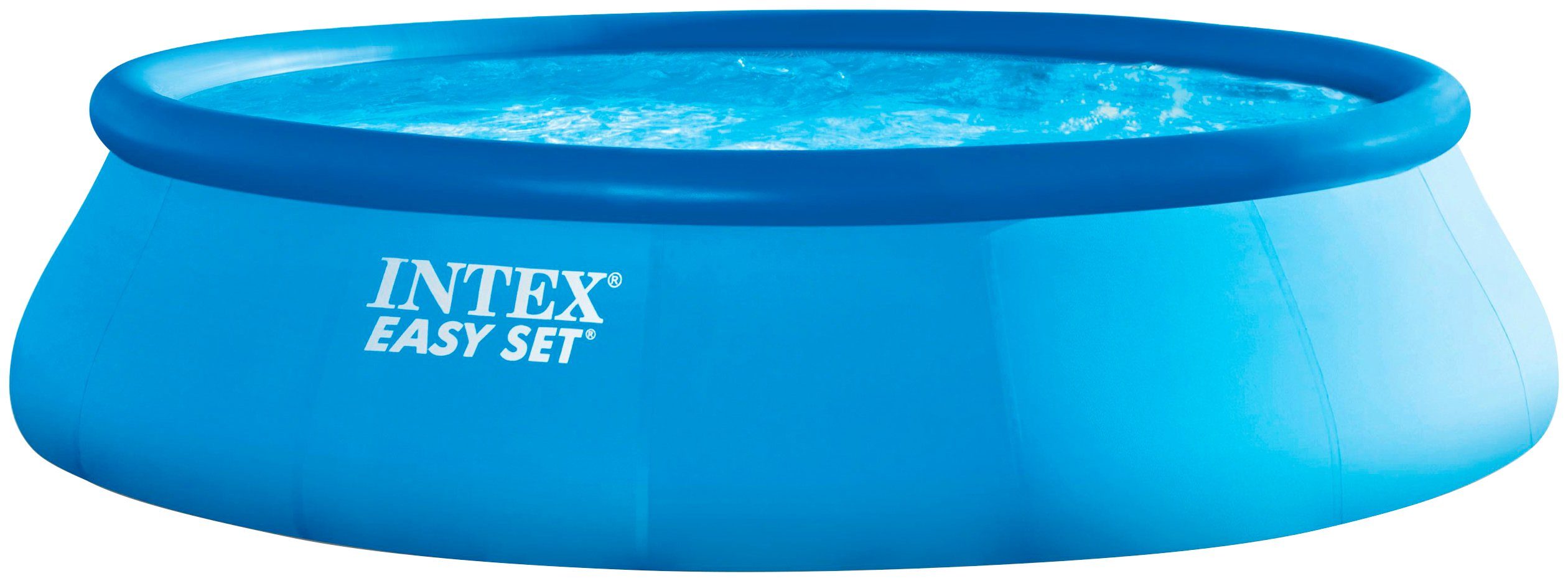 intex quick-up zwembad easy set øxh: 366x76 cm blauw